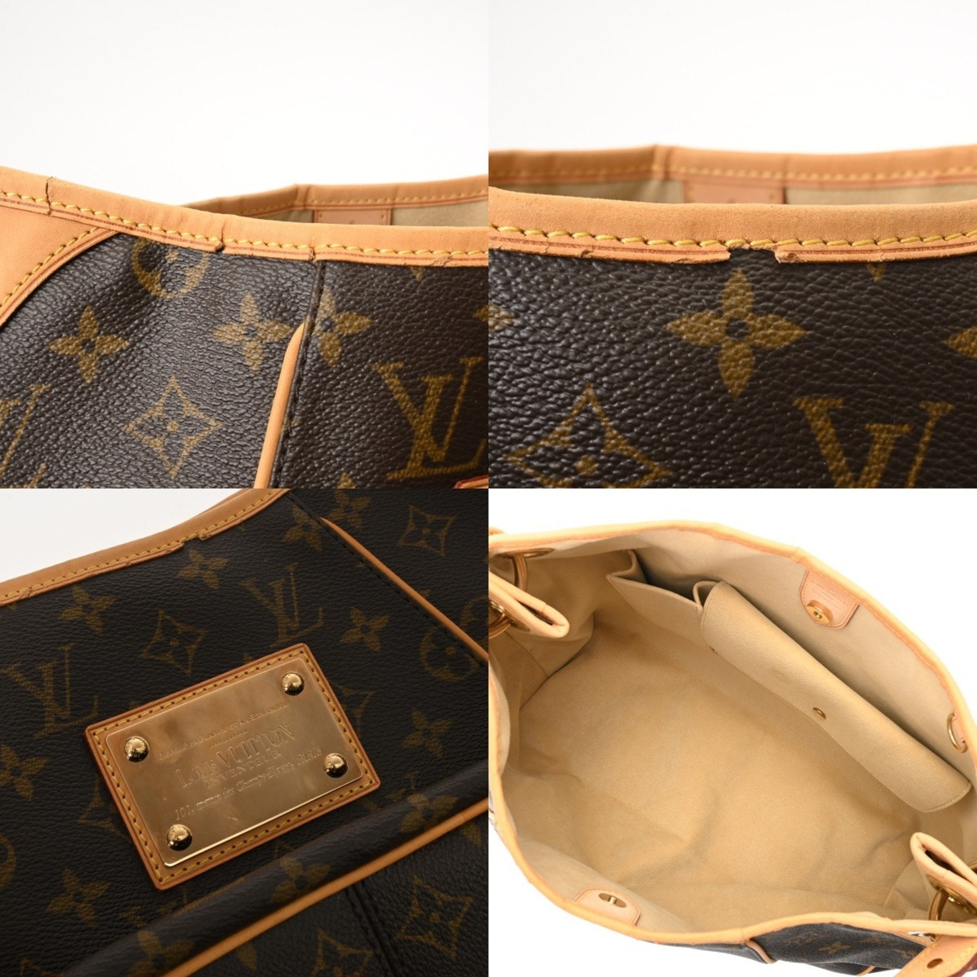 Louis Vuitton Brown Monogram Canvas Shoulder Bag (Pre-Owned)