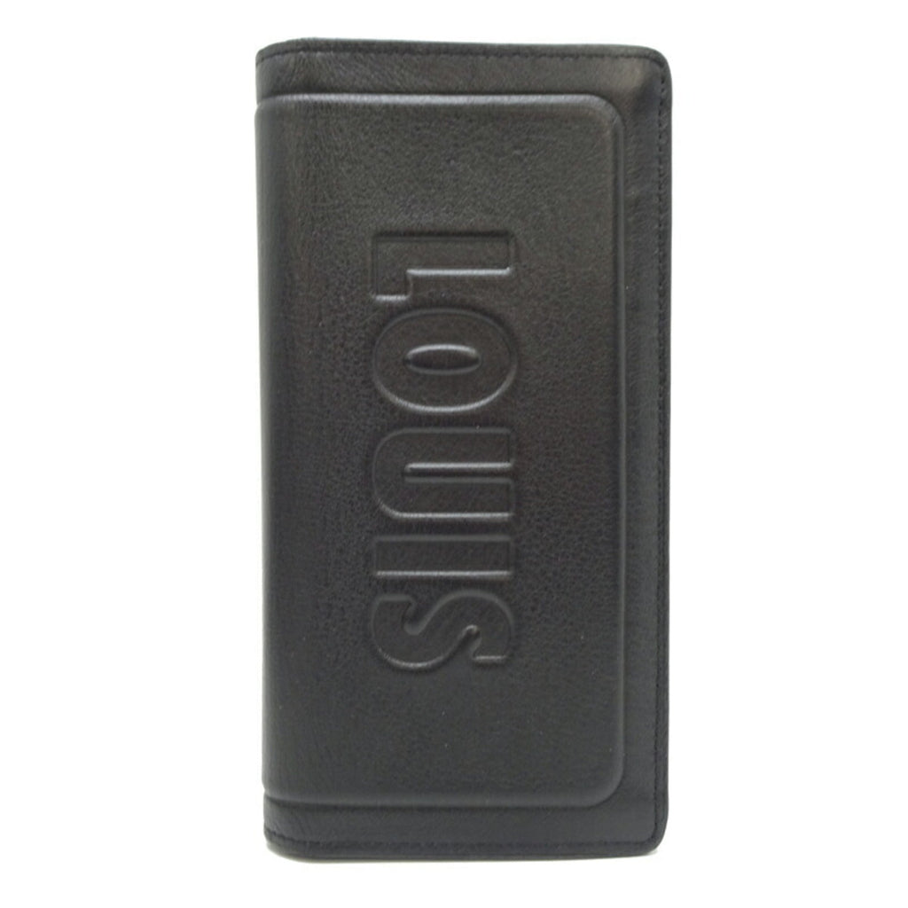 Louis Vuitton Black Noir Long Wallet (Bi-Fold) (Pre-Owned)