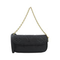Louis Vuitton Black Leather Shoulder Bag (Pre-Owned)
