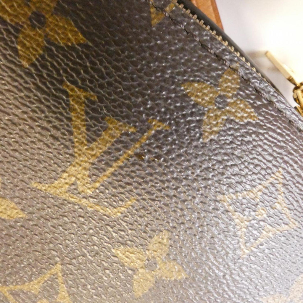 Louis Vuitton Marron Coated Canvas Handbag (Pre-Owned)