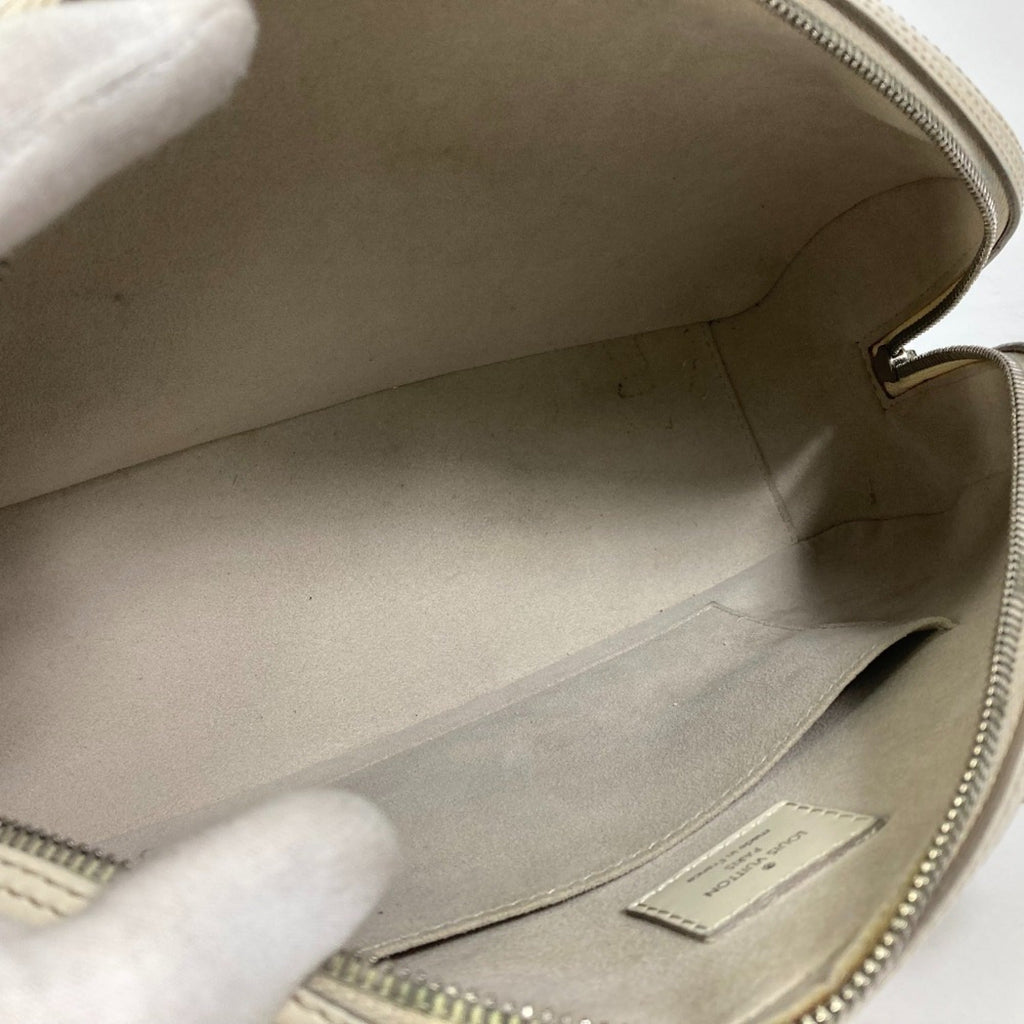 Louis Vuitton Epi Lv Off White White Epi Leather Boston Bag Handbag (Pre-Owned)