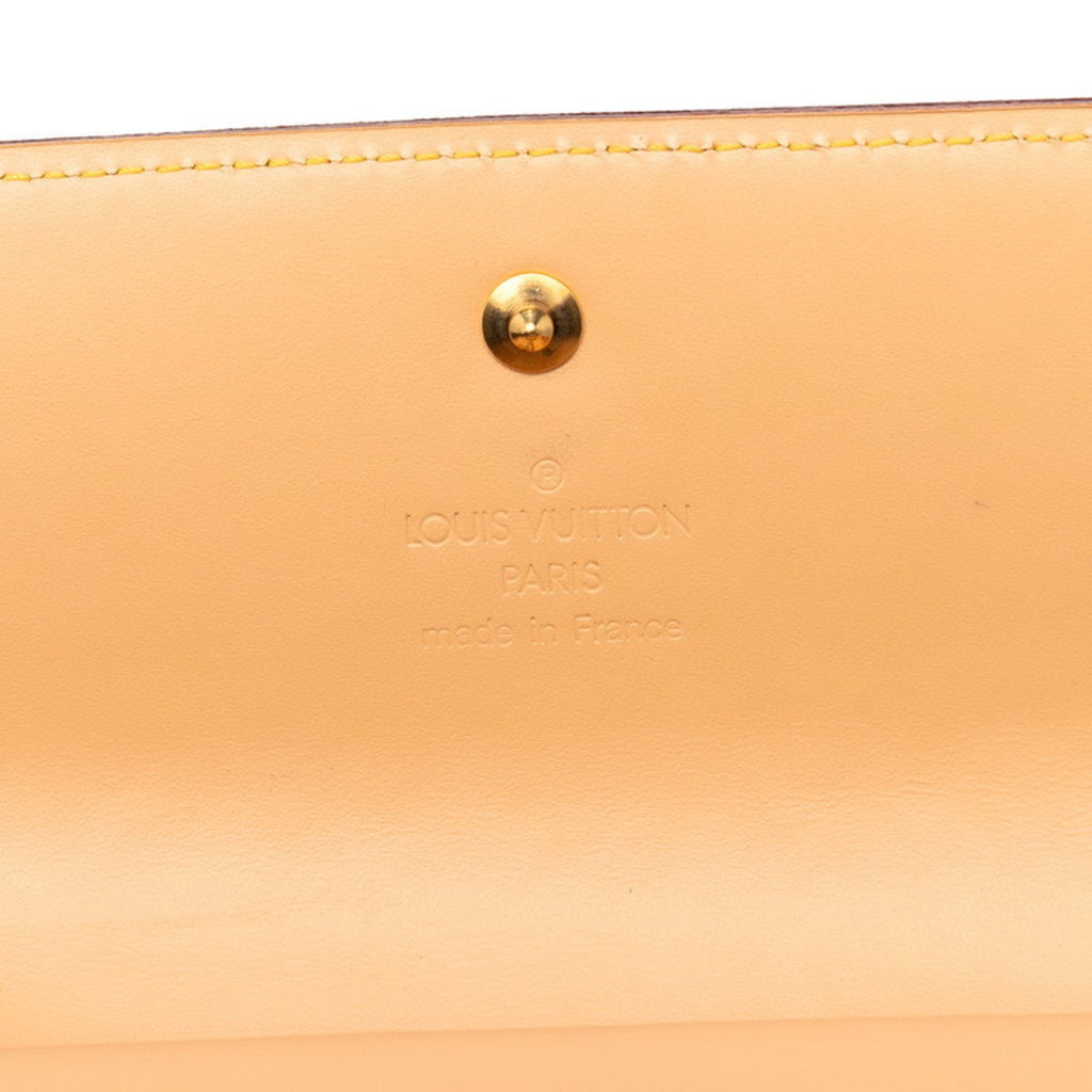 Louis Vuitton Brown Multi-Color Leather Pvc Long Wallet (Bi-Fold) (Pre-Owned)