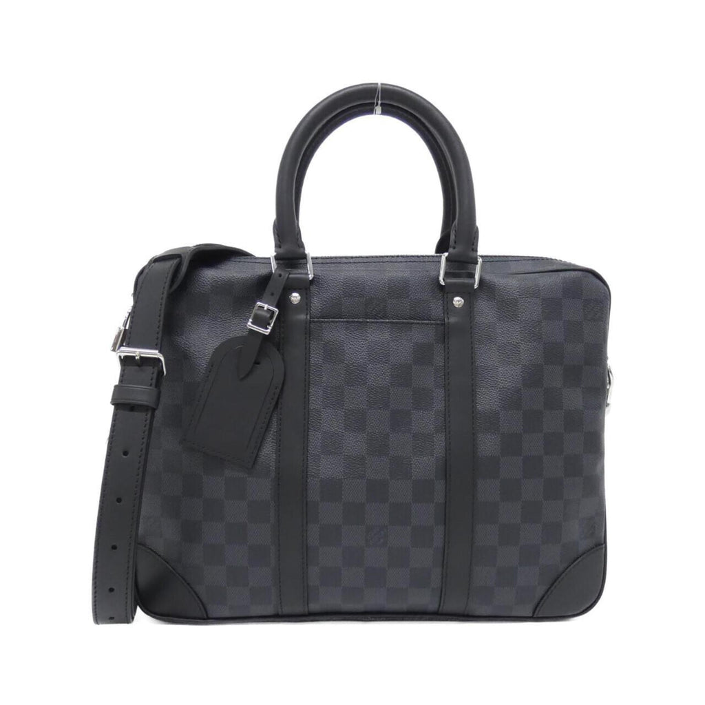 Louis Vuitton Graphite Coated Canvas Handbag (Pre-Owned)