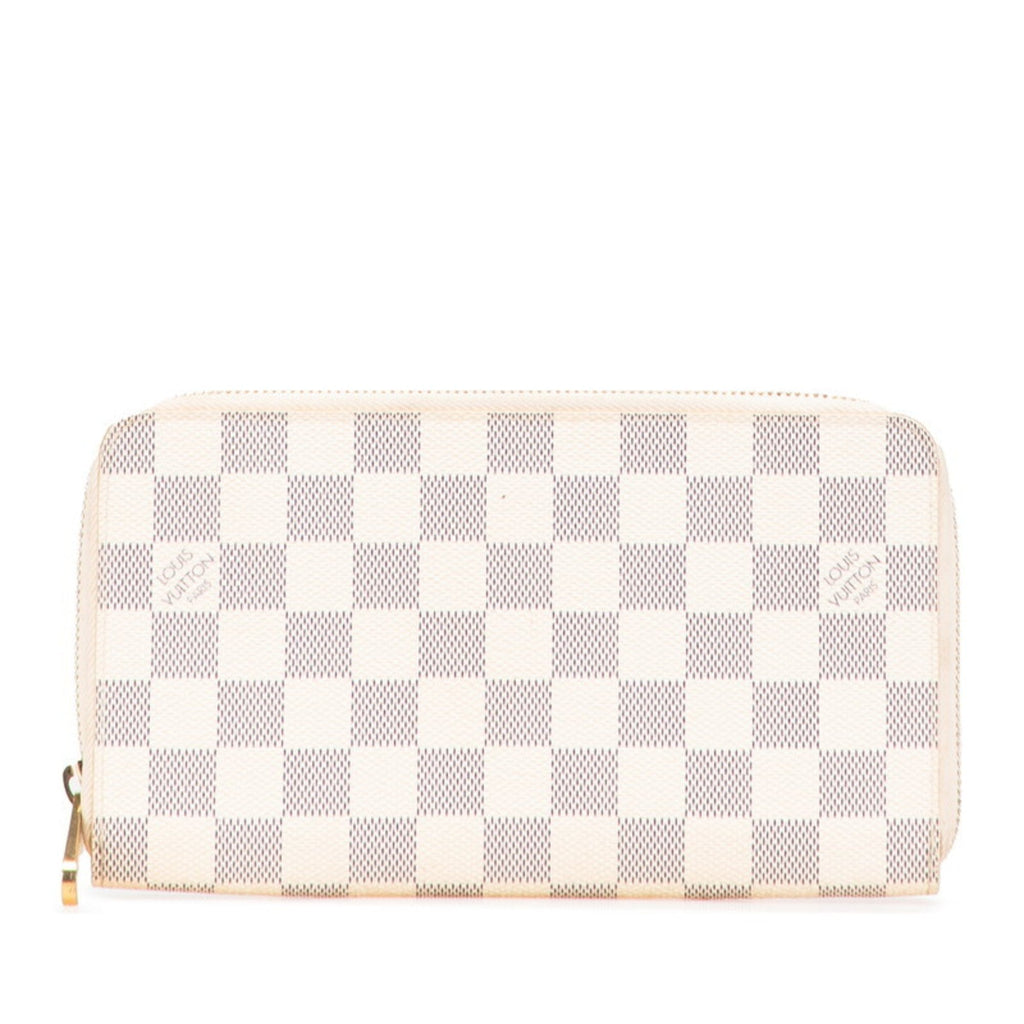 Louis Vuitton Damier Azur Azur Pvc Leather Long Wallet (Bi-Fold) (Pre-Owned)