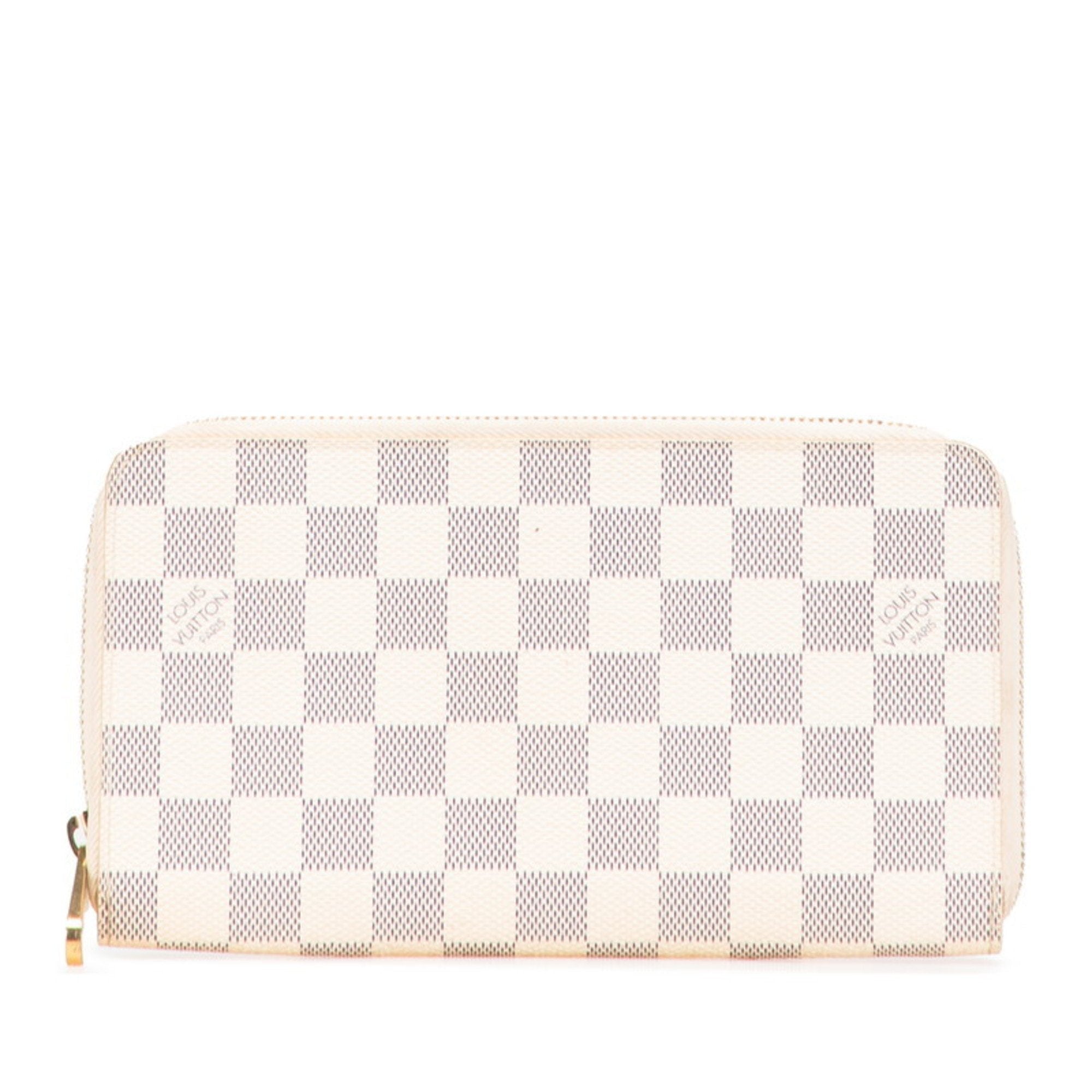 Louis Vuitton Damier Azur Azur Pvc Leather Long Wallet (Bi-Fold) (Pre-Owned)