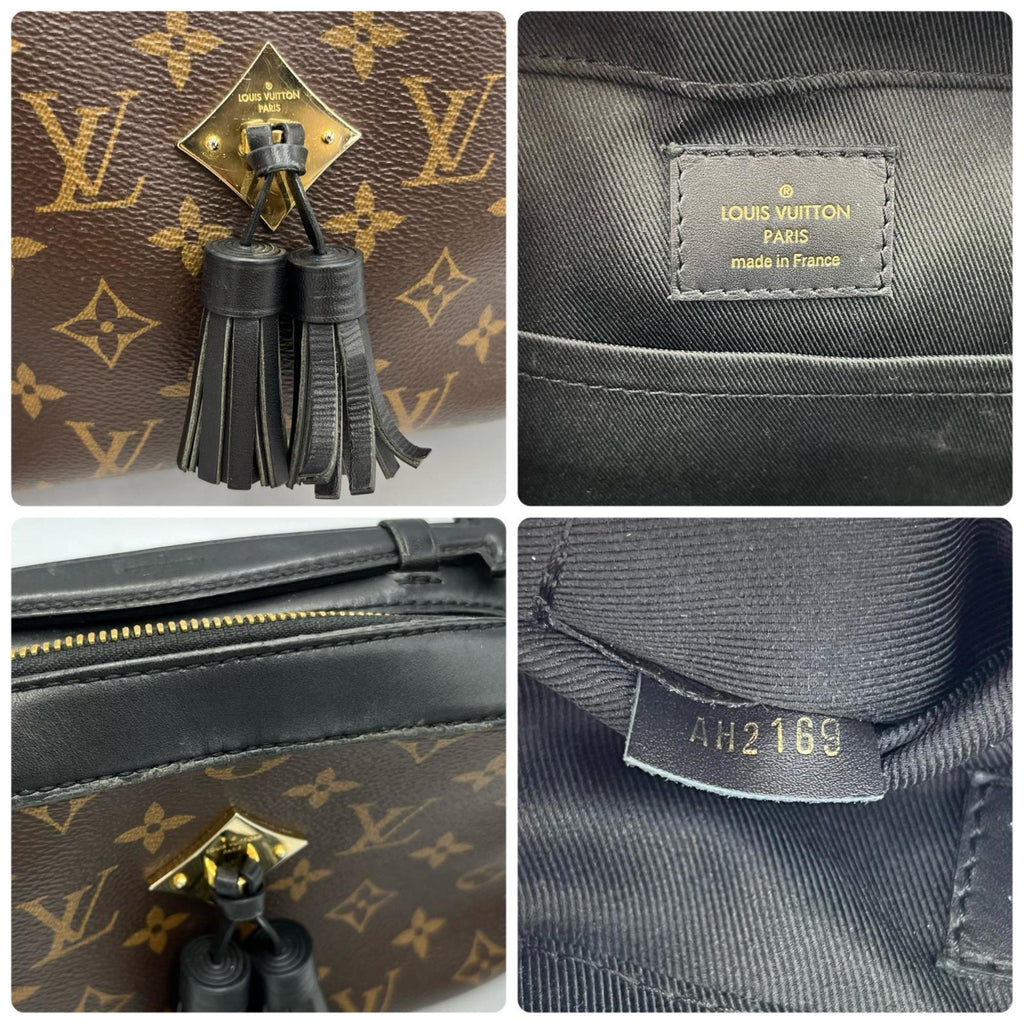 Louis Vuitton Black Brown Monogram Monogram Shoulder Bag (Pre-Owned)