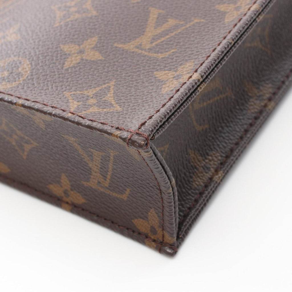 Louis Vuitton Brown Pvc Coated Canvas Leather Handbag (Pre-Owned)