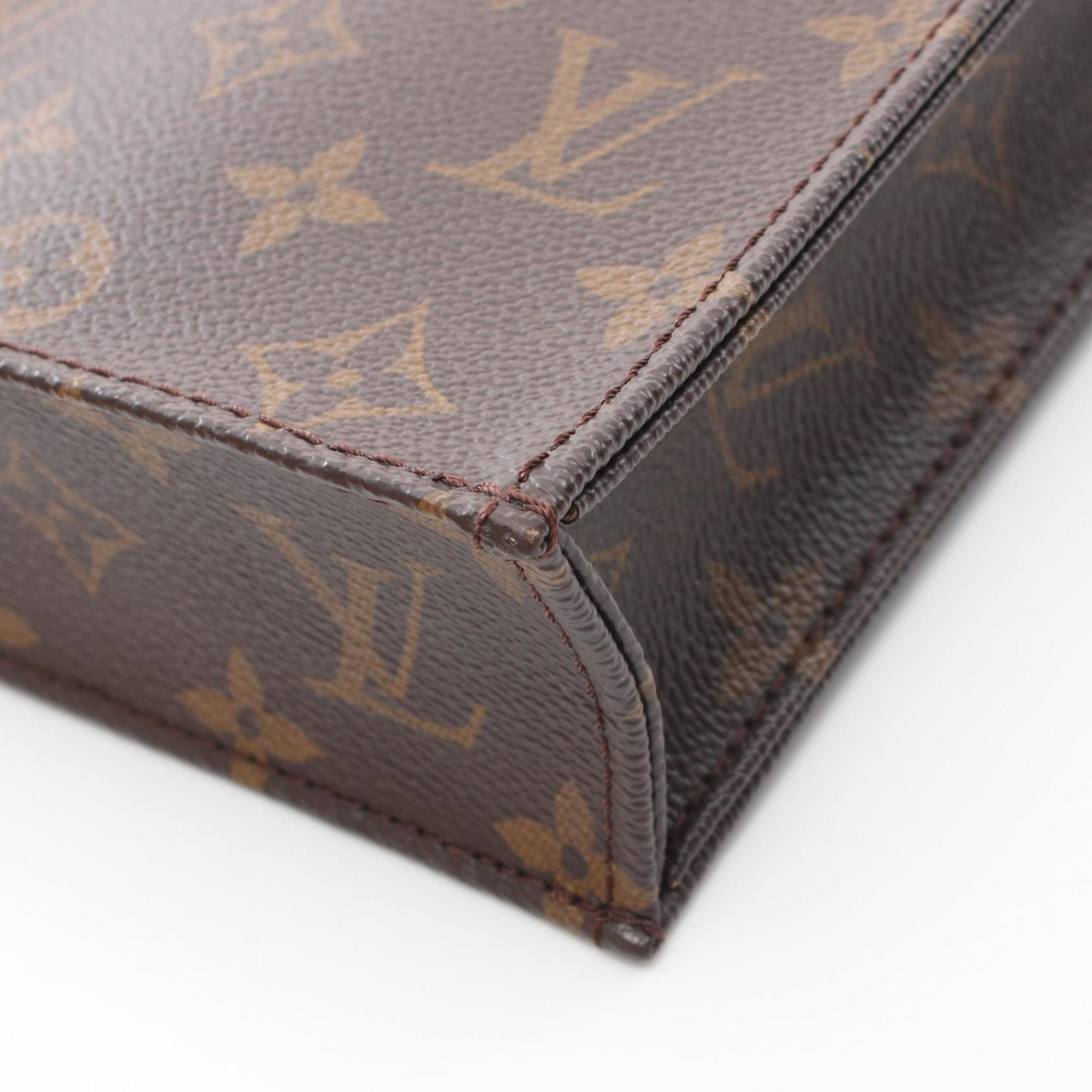 Louis Vuitton Brown Pvc Coated Canvas Leather Handbag (Pre-Owned)