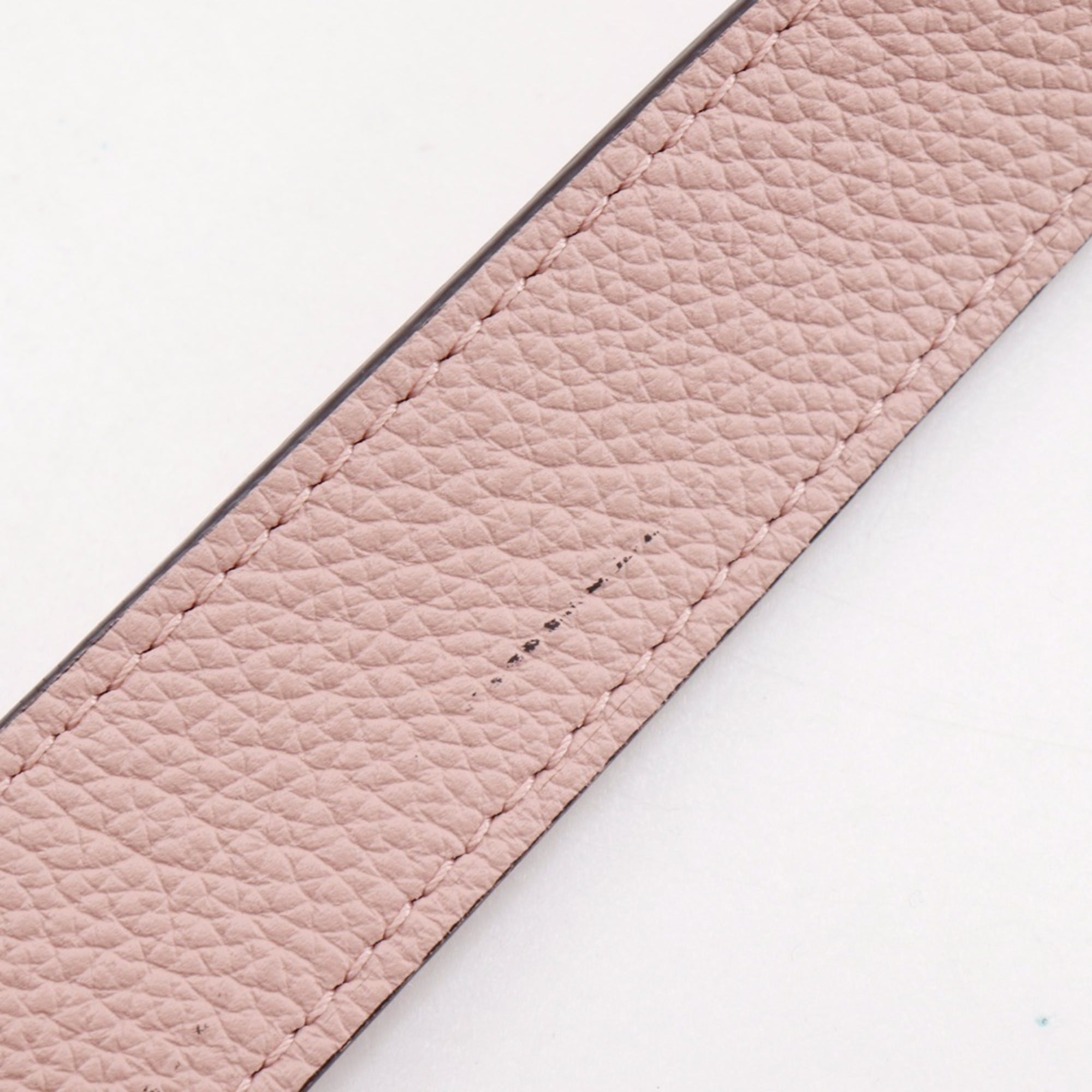 Louis Vuitton Magnolia Pink Mahina Leather Monogram Shoulder Bag (Pre-Owned)