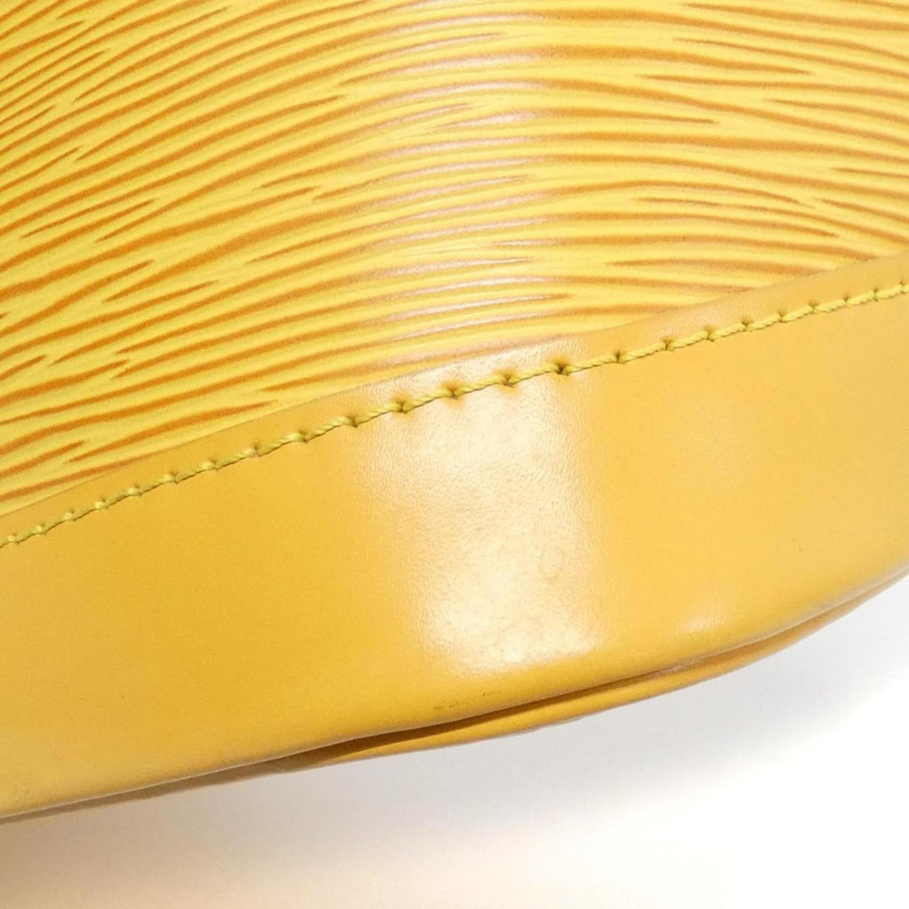 Louis Vuitton Yellow Leather Handbag (Pre-Owned)