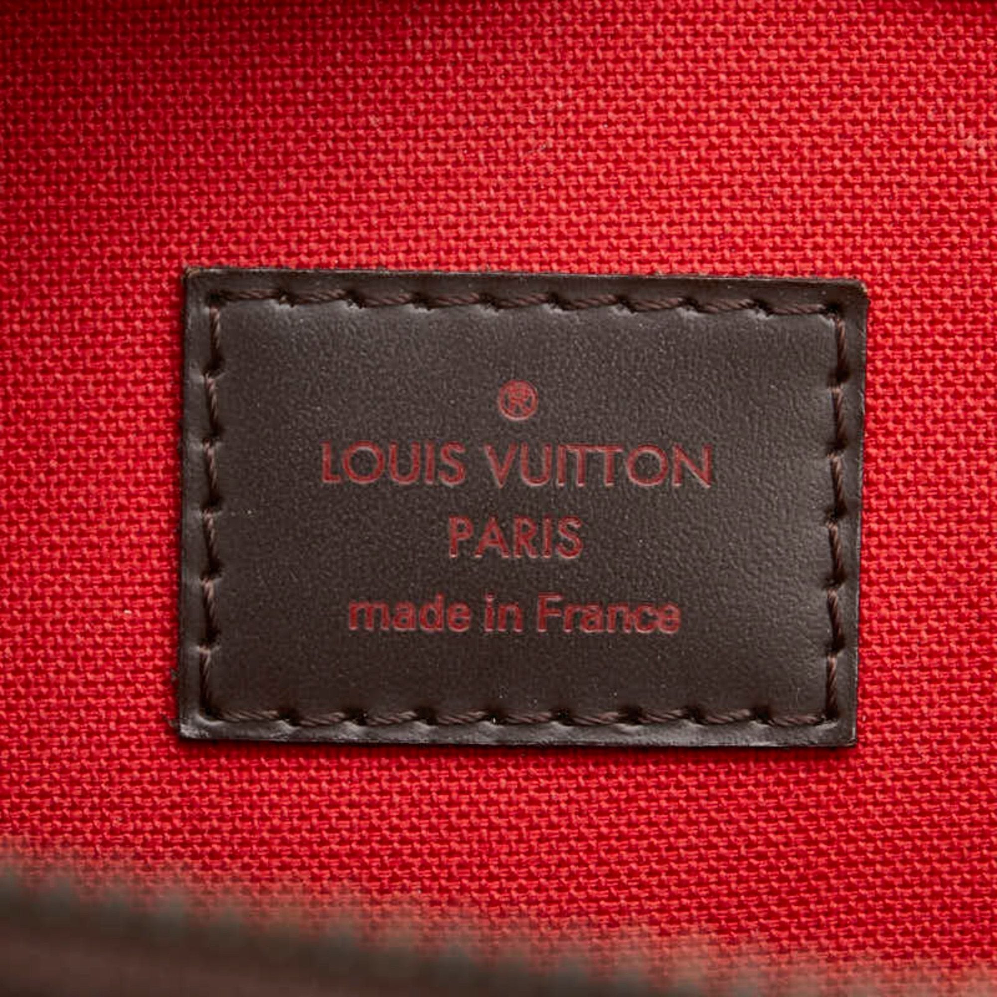 Louis Vuitton Damier Brown Pvc Leather Handbag (Pre-Owned)