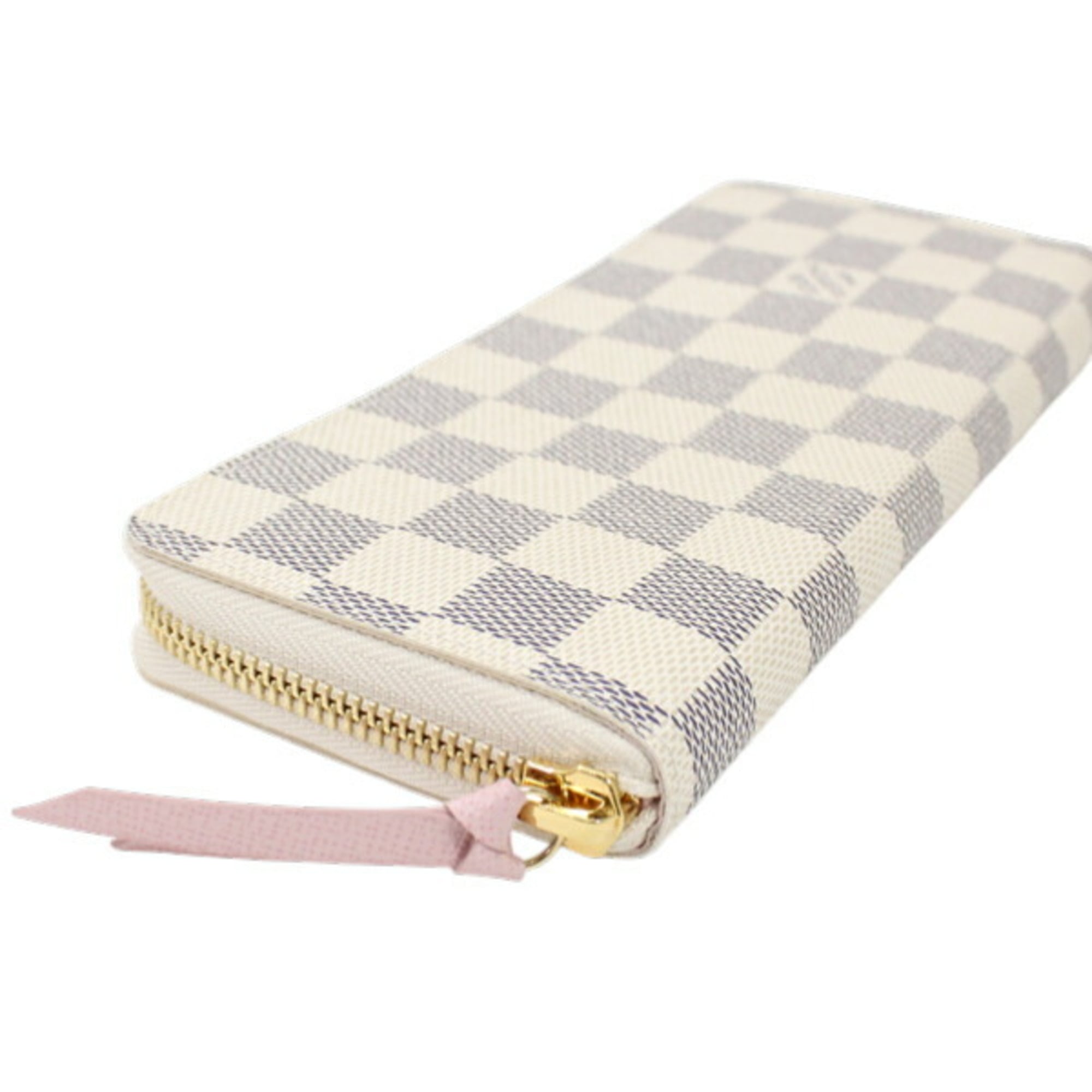 Louis Vuitton Damier Azur Rose Ballerine Damier Azur Long Wallet (Bi-Fold) (Pre-Owned)