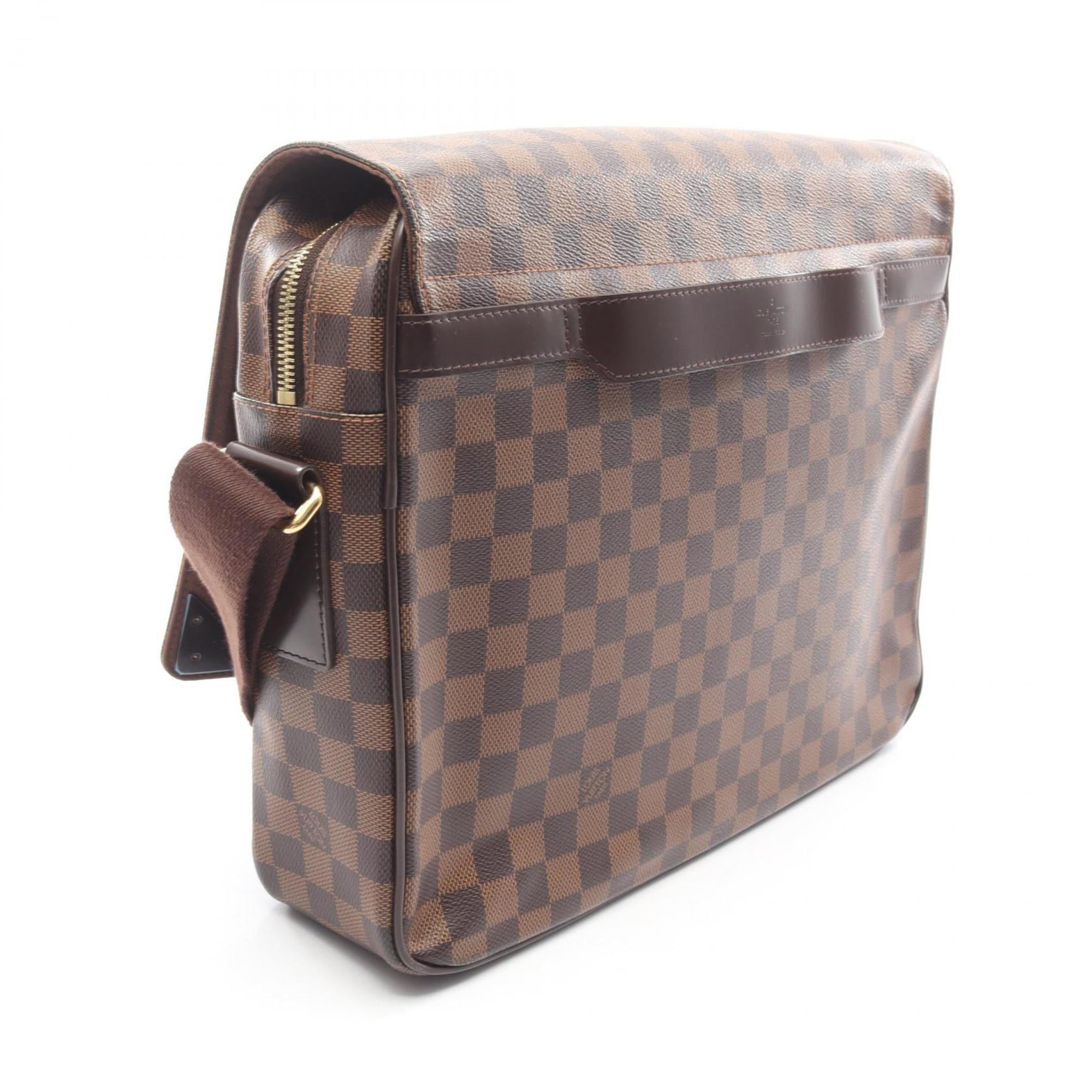 Louis Vuitton Brown Damier Canvas Coated Canvas Leather Damier Canvas Handbag Shoulder Bag (Pre-Owned)