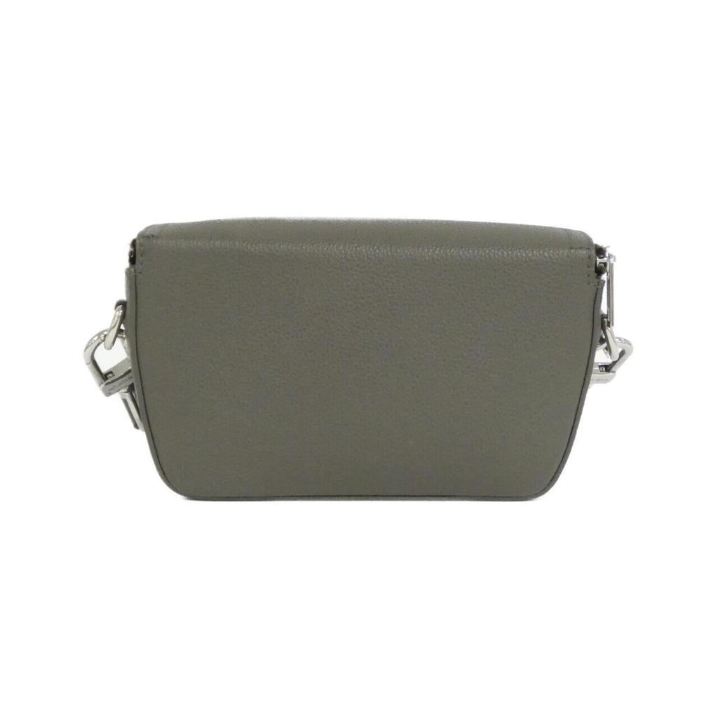 Louis Vuitton Khaki Leather Shoulder Bag (Pre-Owned)