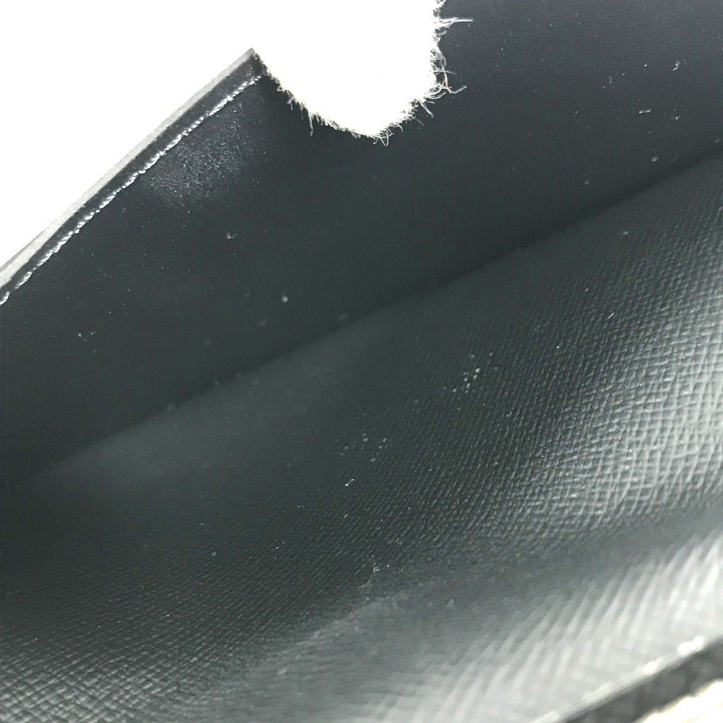 Louis Vuitton Taiga Ardoise Black Taiga Leather Long Wallet (Bi-Fold) (Pre-Owned)