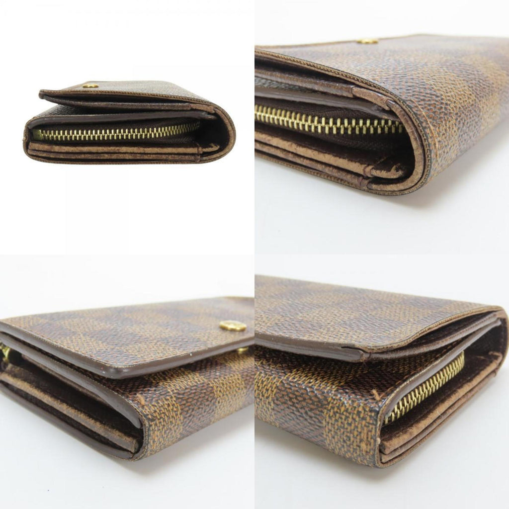 Louis Vuitton Damier Brown Ebene Wallet (Bi-Fold) (Pre-Owned)