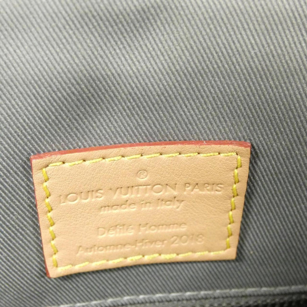 Louis Vuitton Gris Canvas Backpack (Pre-Owned)