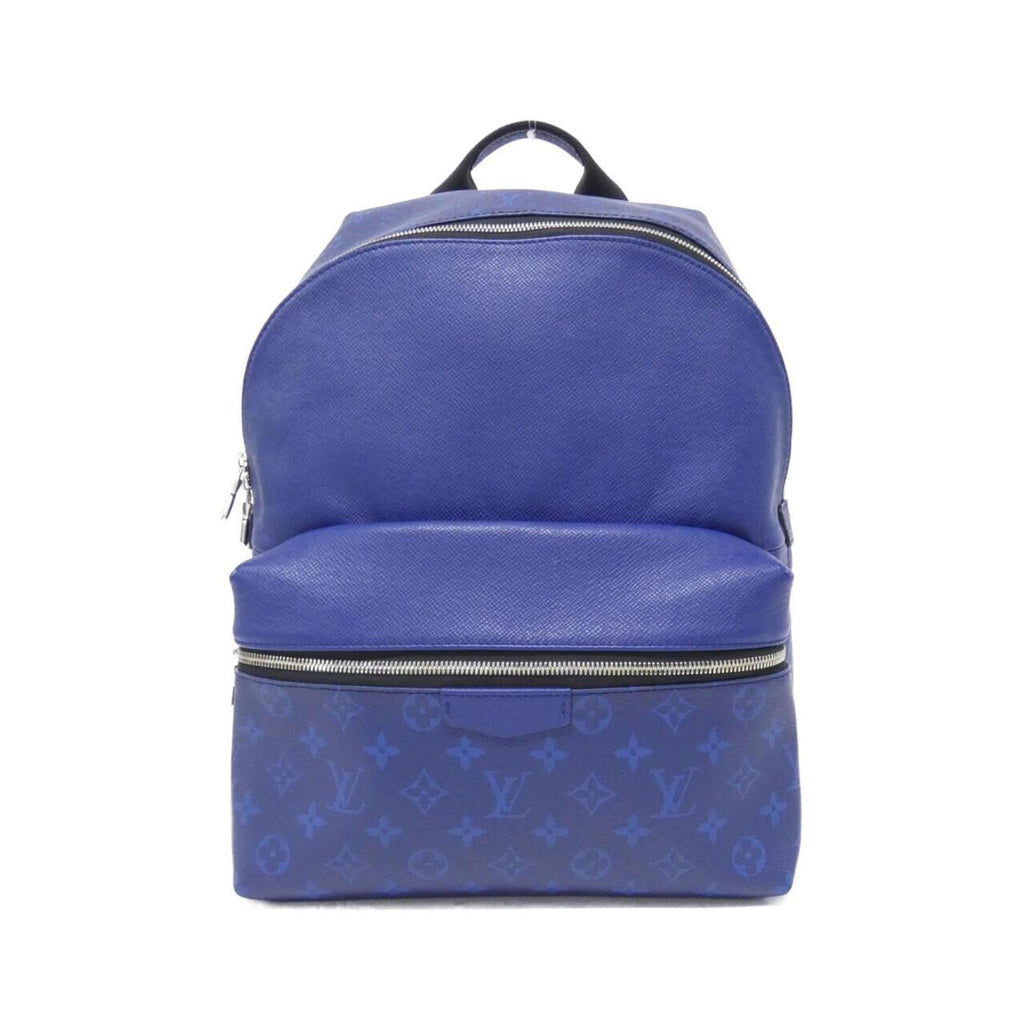 Louis Vuitton Cobalt Coated Canvas Leather Backpack (Pre-Owned)