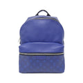 Louis Vuitton Cobalt Coated Canvas Leather Backpack (Pre-Owned)