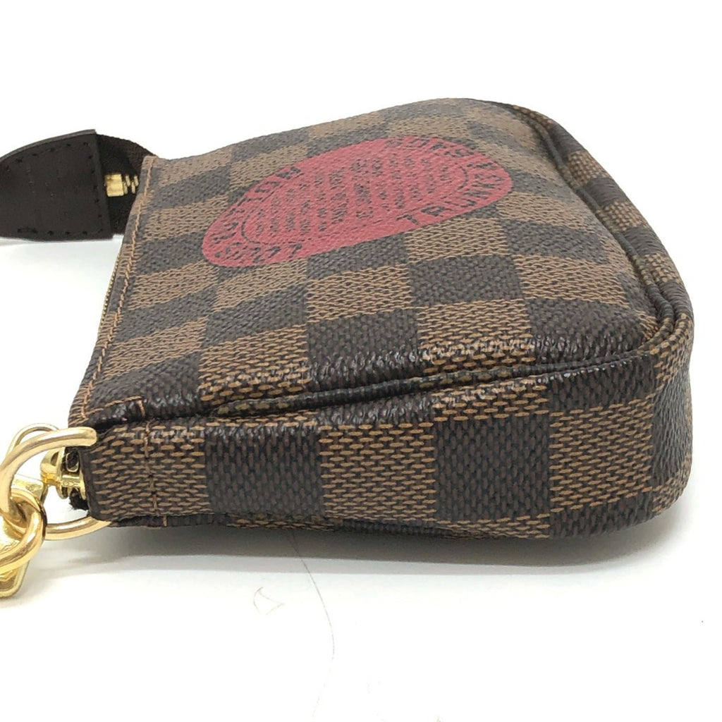 Louis Vuitton Brown Ebene Damier Canvas Pochette Pouch (Pre-Owned)