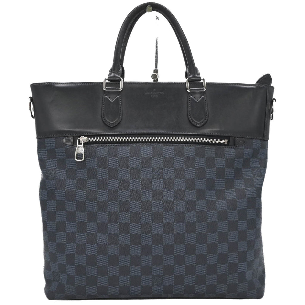Louis Vuitton Black Cobalt Shoulder Bag Tote Bag (Pre-Owned)