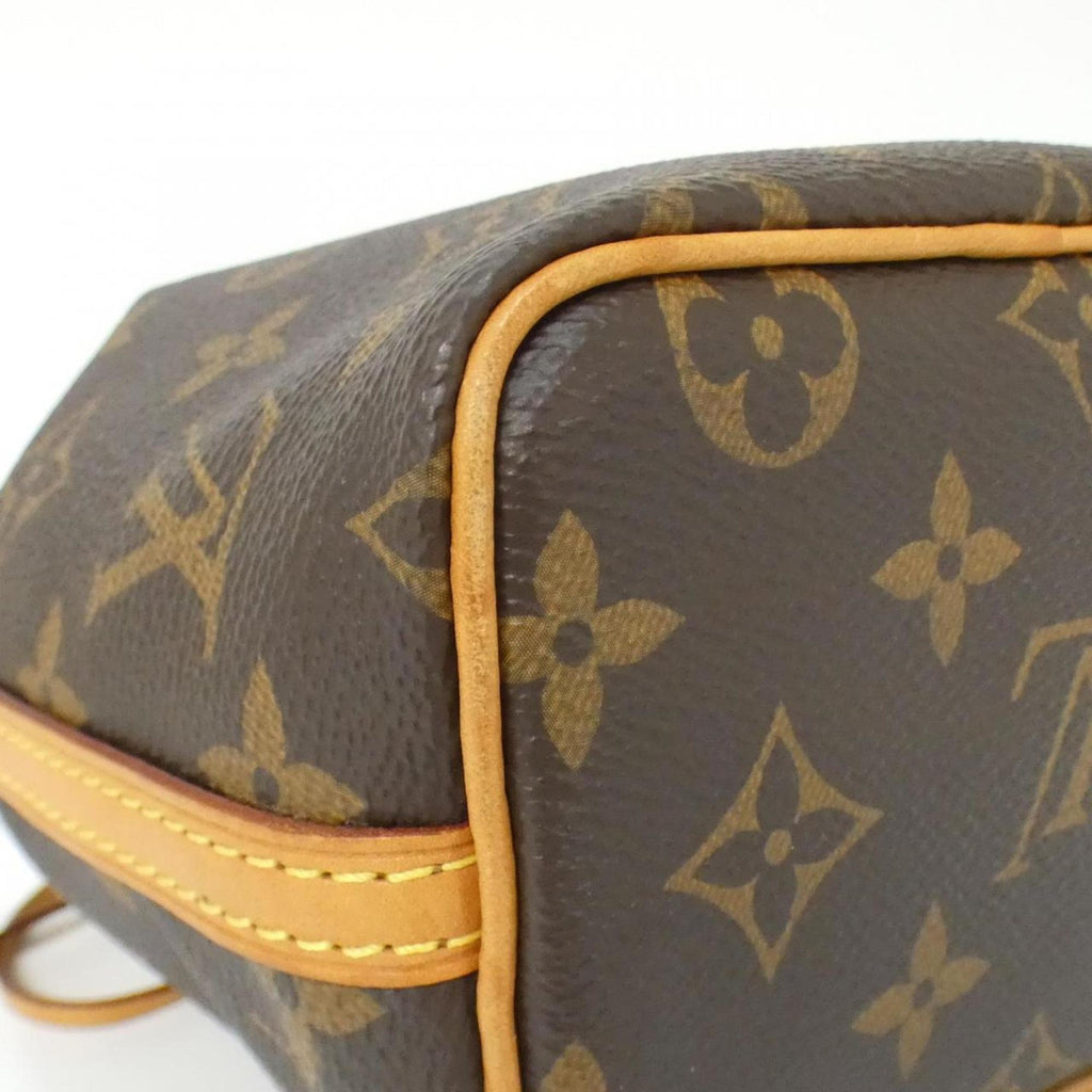 Louis Vuitton Marron Coated Canvas Shoulder Bag (Pre-Owned)