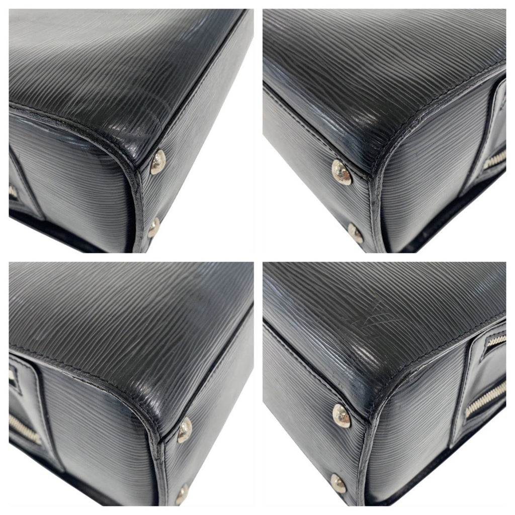 Louis Vuitton Black Noir Epi Leather Briefcase (Pre-Owned)