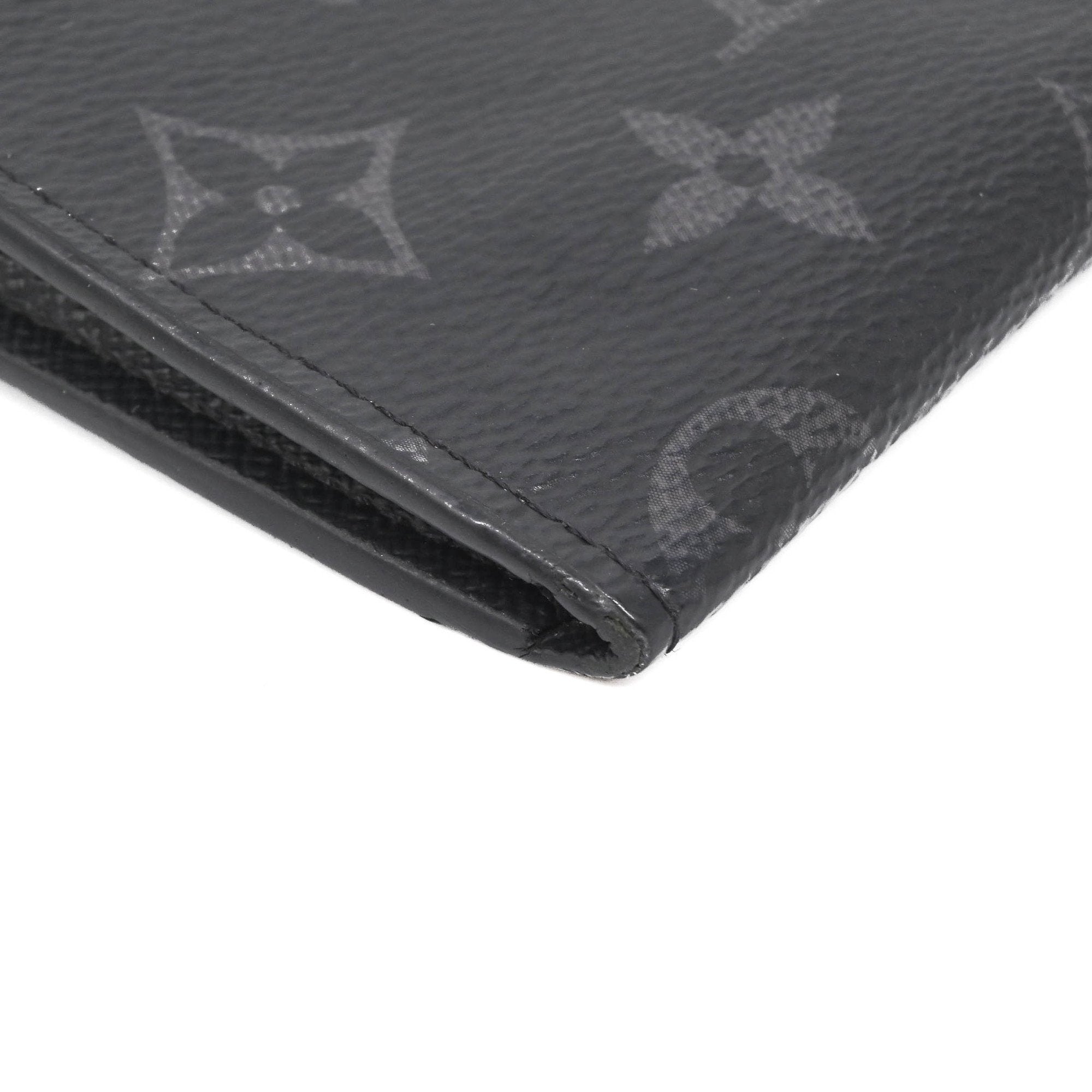 Louis Vuitton Black Monogram Eclipse Monogram Eclipse Coin Purse/Coin Case (Pre-Owned)