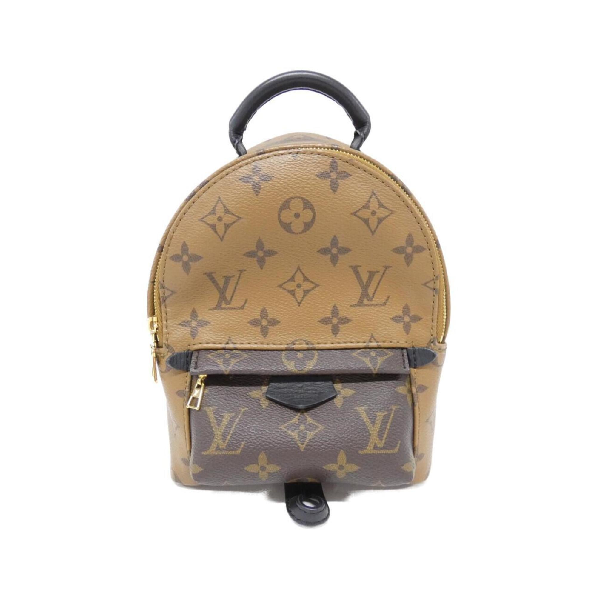 Louis Vuitton Marron Coated Canvas Backpack (Pre-Owned)