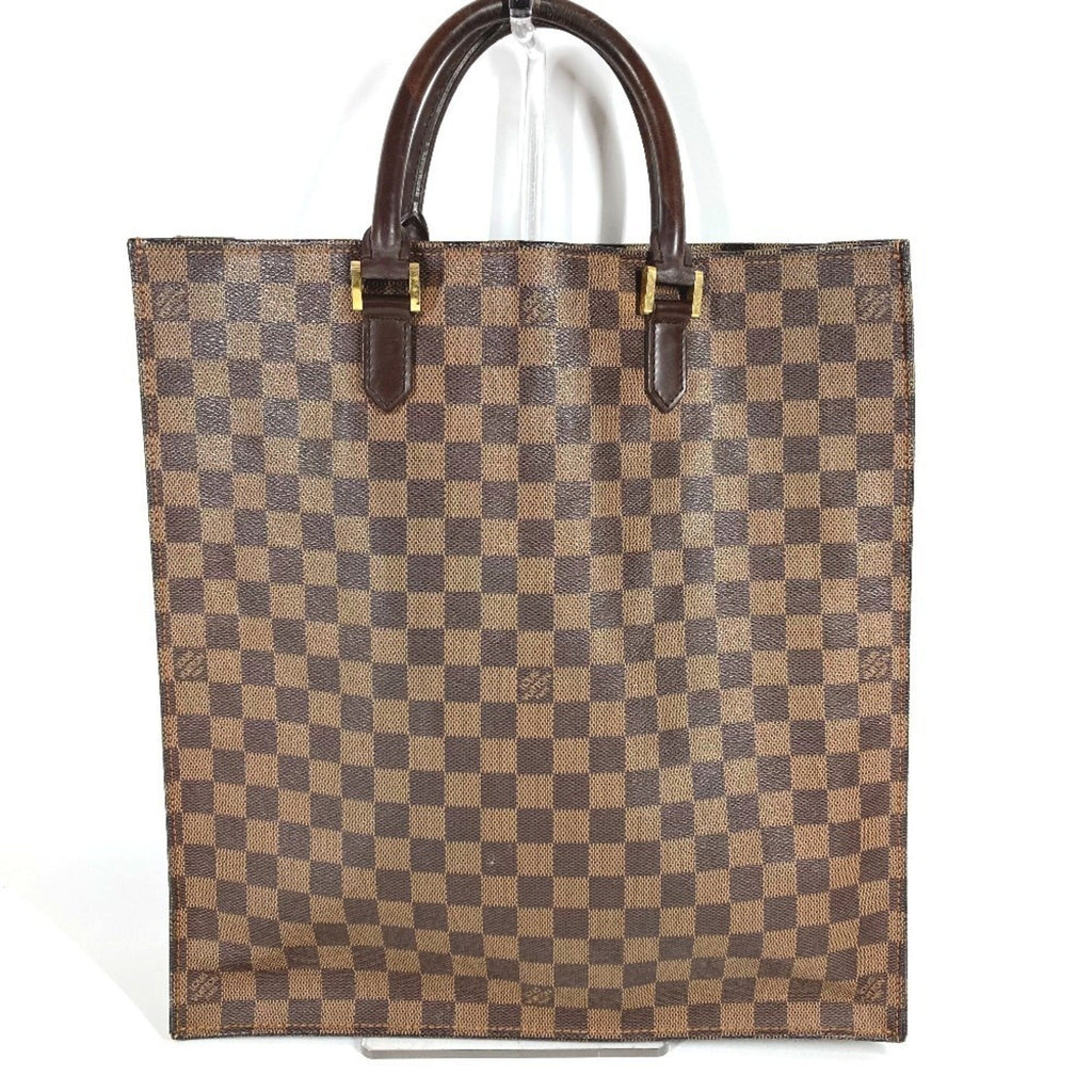 Louis Vuitton Brown Damier Canvas Ebene Damier Canvas Handbag Tote Bag (Pre-Owned)
