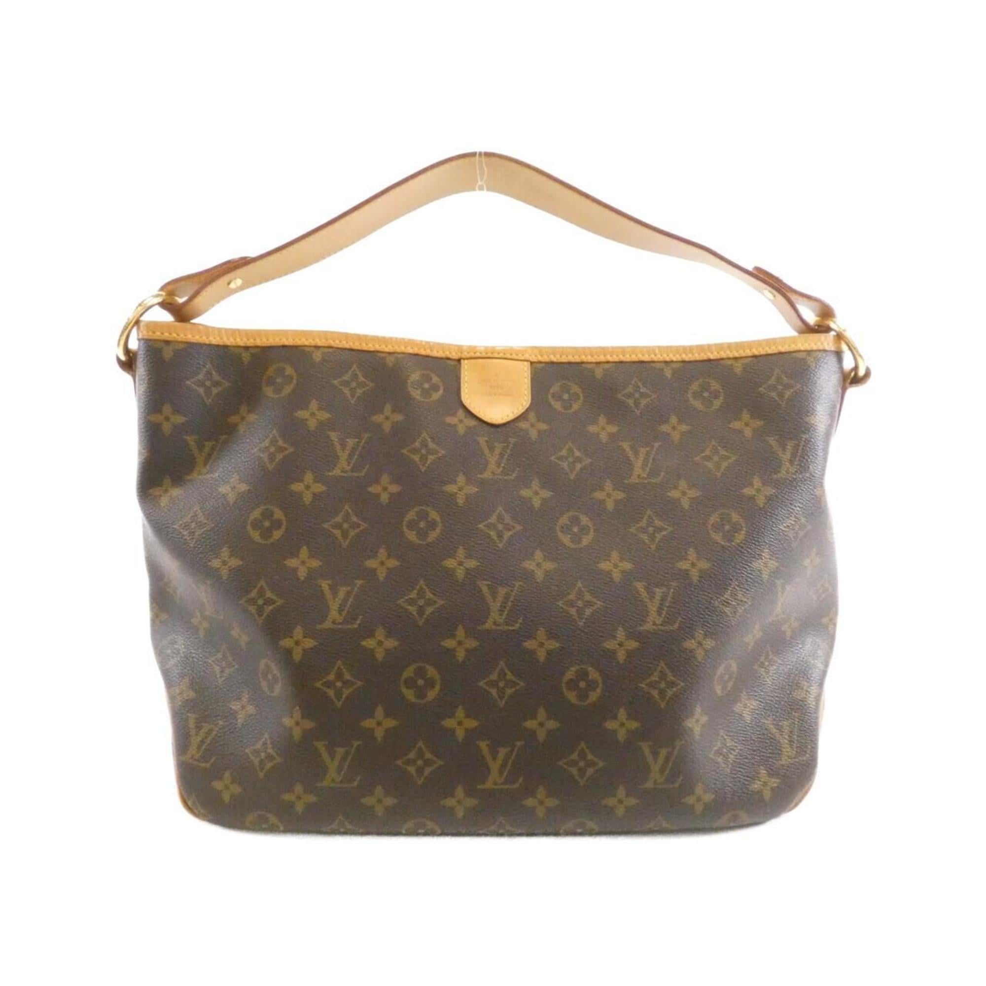 Louis Vuitton Marron Coated Canvas Shoulder Bag (Pre-Owned)