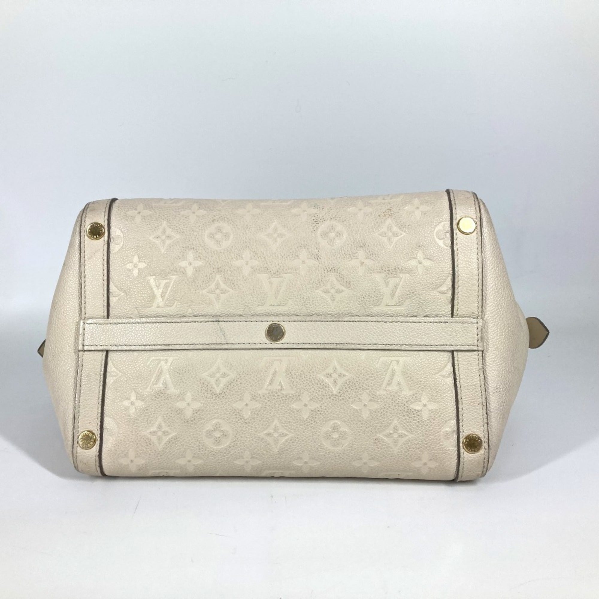Louis Vuitton Monogram Empreinte Neige White Monogram Empreinte Handbag Tote Bag (Pre-Owned)