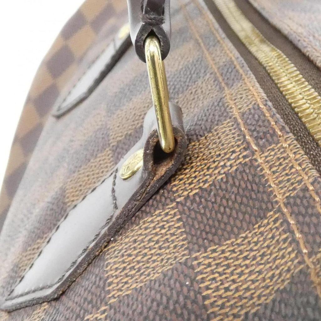 Louis Vuitton Ebene Coated Canvas Boston Bag (Pre-Owned)