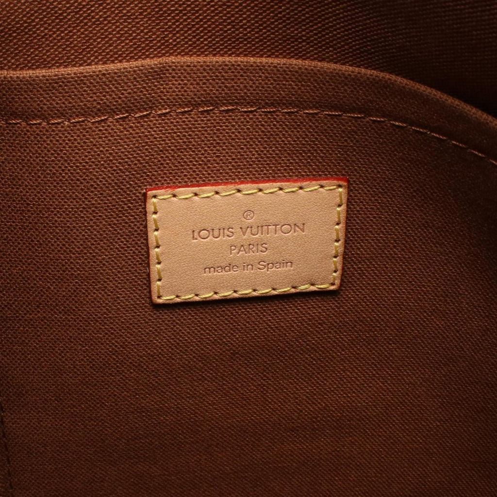 Louis Vuitton Monogram Brown Coated Canvas Leather Shoulder Bag (Pre-Owned)