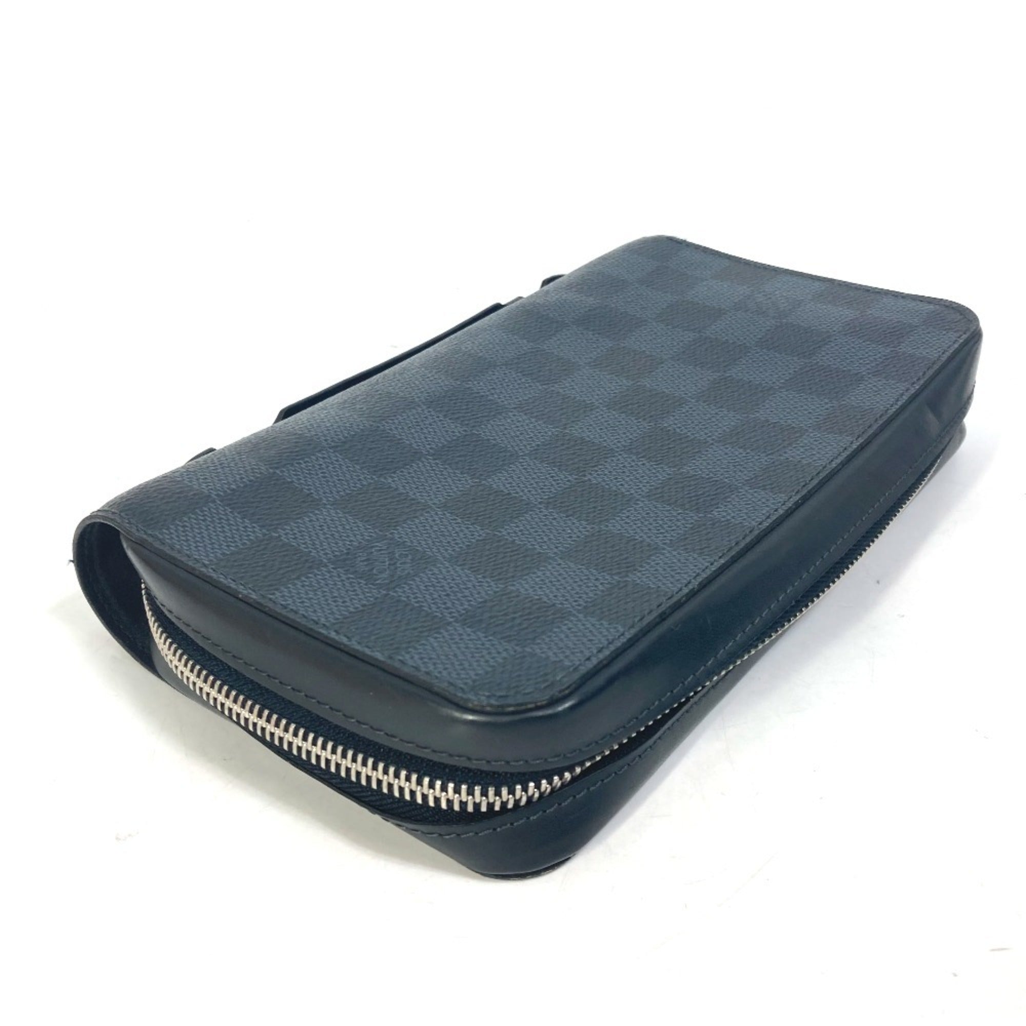 Louis Vuitton Damier Cobalt Navy Long Wallet (Bi-Fold) (Pre-Owned)
