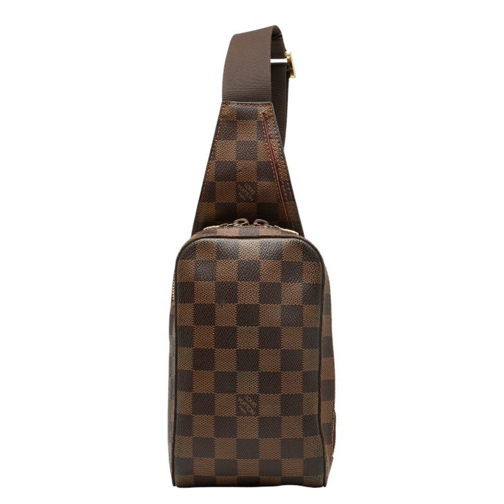 Louis Vuitton Damier Brown Pvc Leather Shoulder Bag Sling Bag (Pre-Owned)