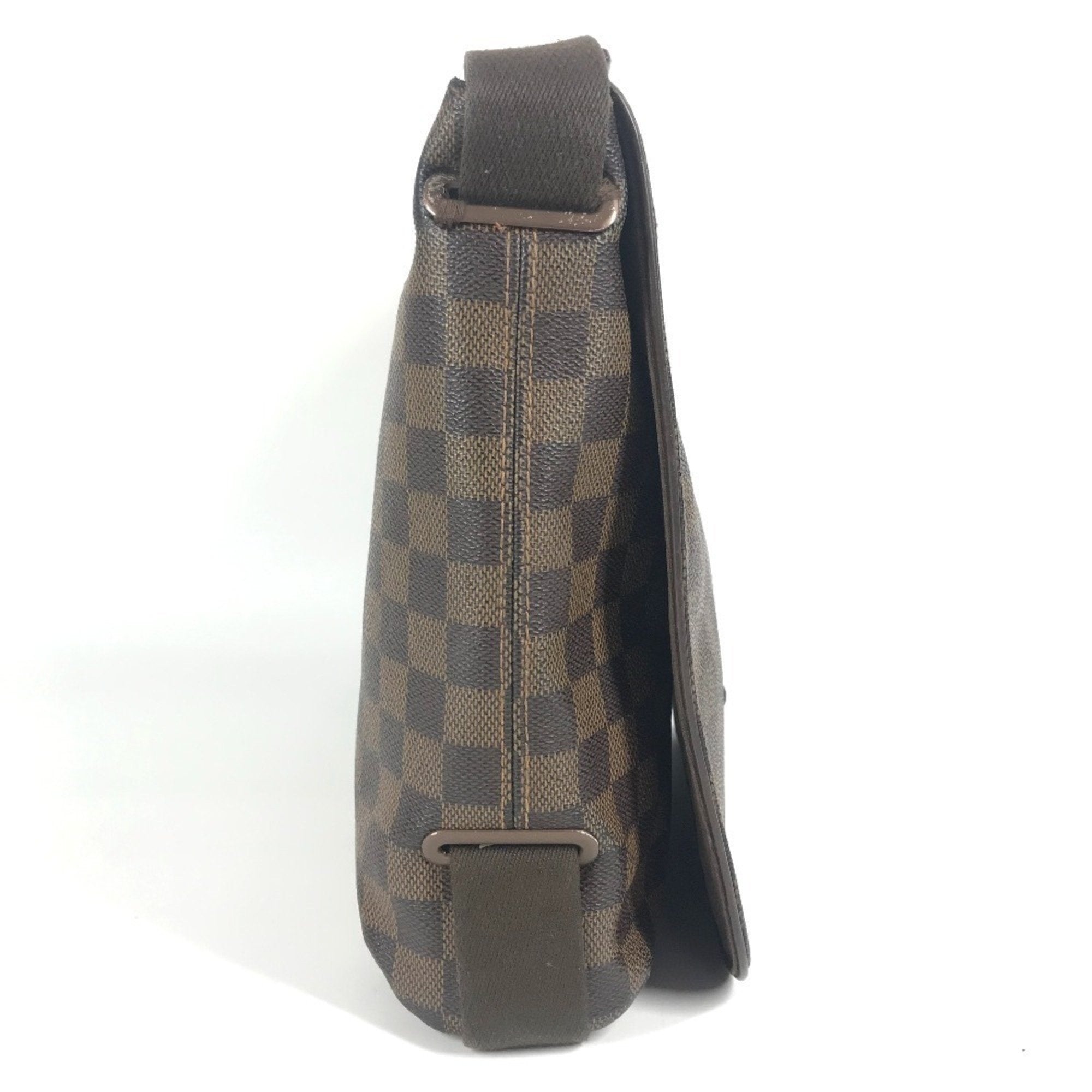 Louis Vuitton Brown Ebene Damier Canvas Messenger Bag Shoulder Bag (Pre-Owned)