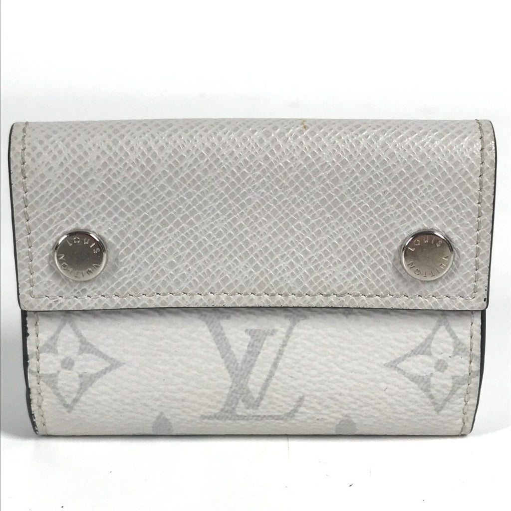 Louis Vuitton Taigarama Blanc White Taigarama Wallet (Tri-Fold) (Pre-Owned)