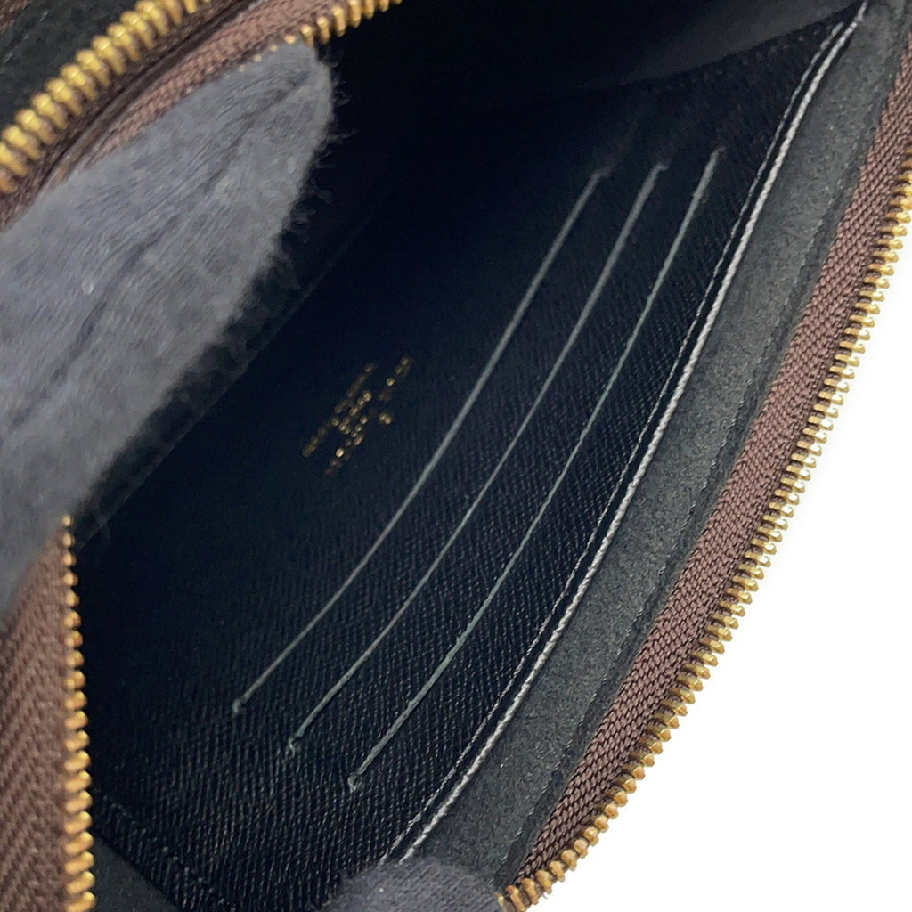 Louis Vuitton Noir Monogram Pochette Shoulder Bag (Pre-Owned)