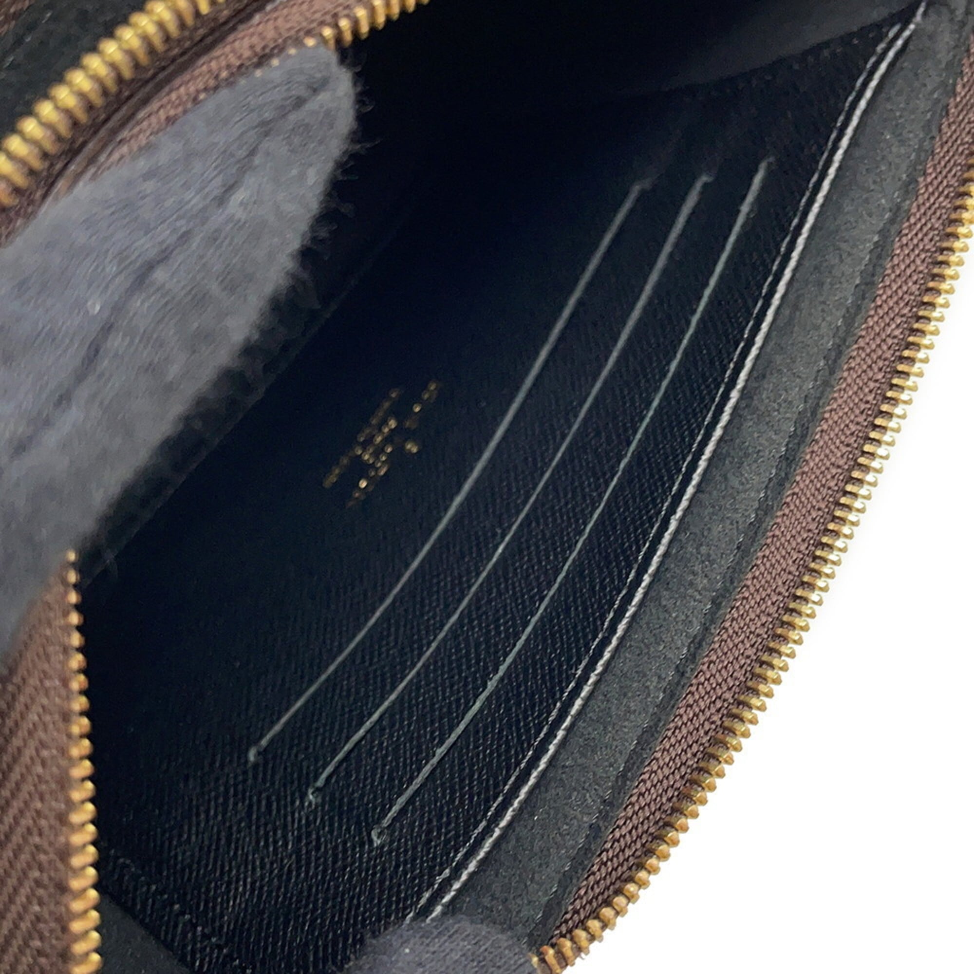 Louis Vuitton Noir Monogram Pochette Shoulder Bag (Pre-Owned)