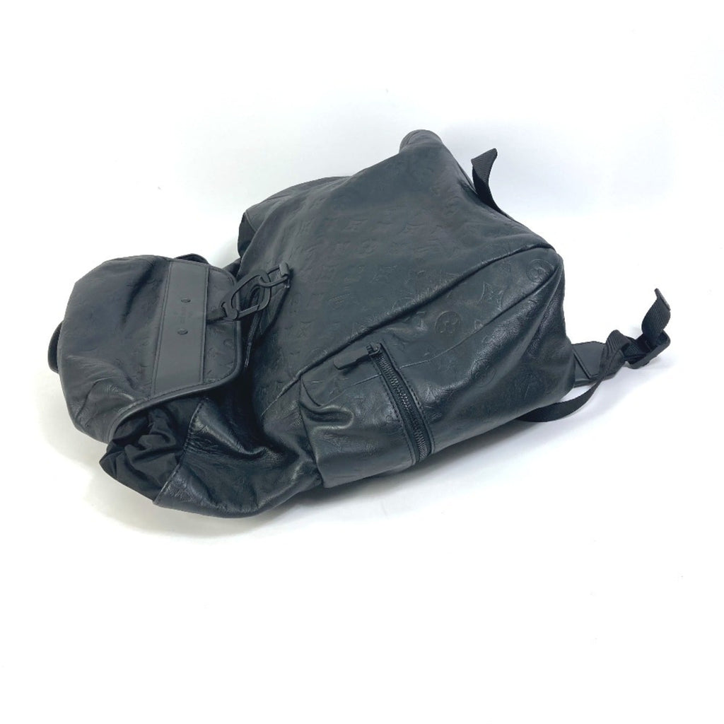 Louis Vuitton Black Leather Backpack (Pre-Owned)