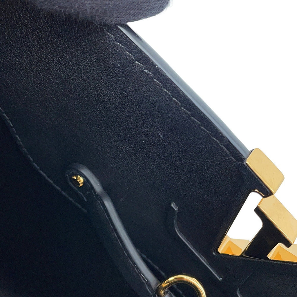 Louis Vuitton Black Noir Leather Handbag (Pre-Owned)