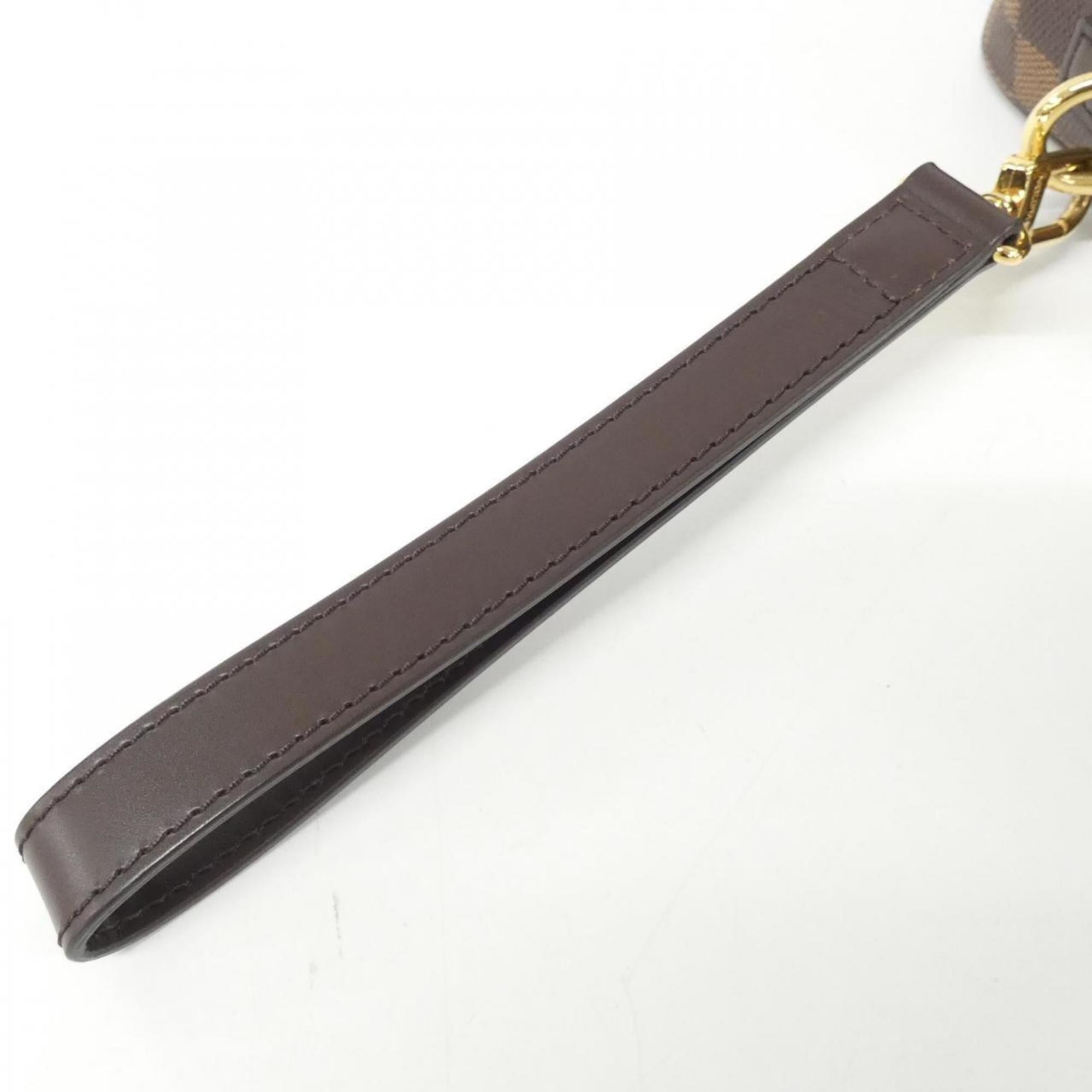 Louis Vuitton Ebene Coated Canvas Pochette (Pre-Owned)