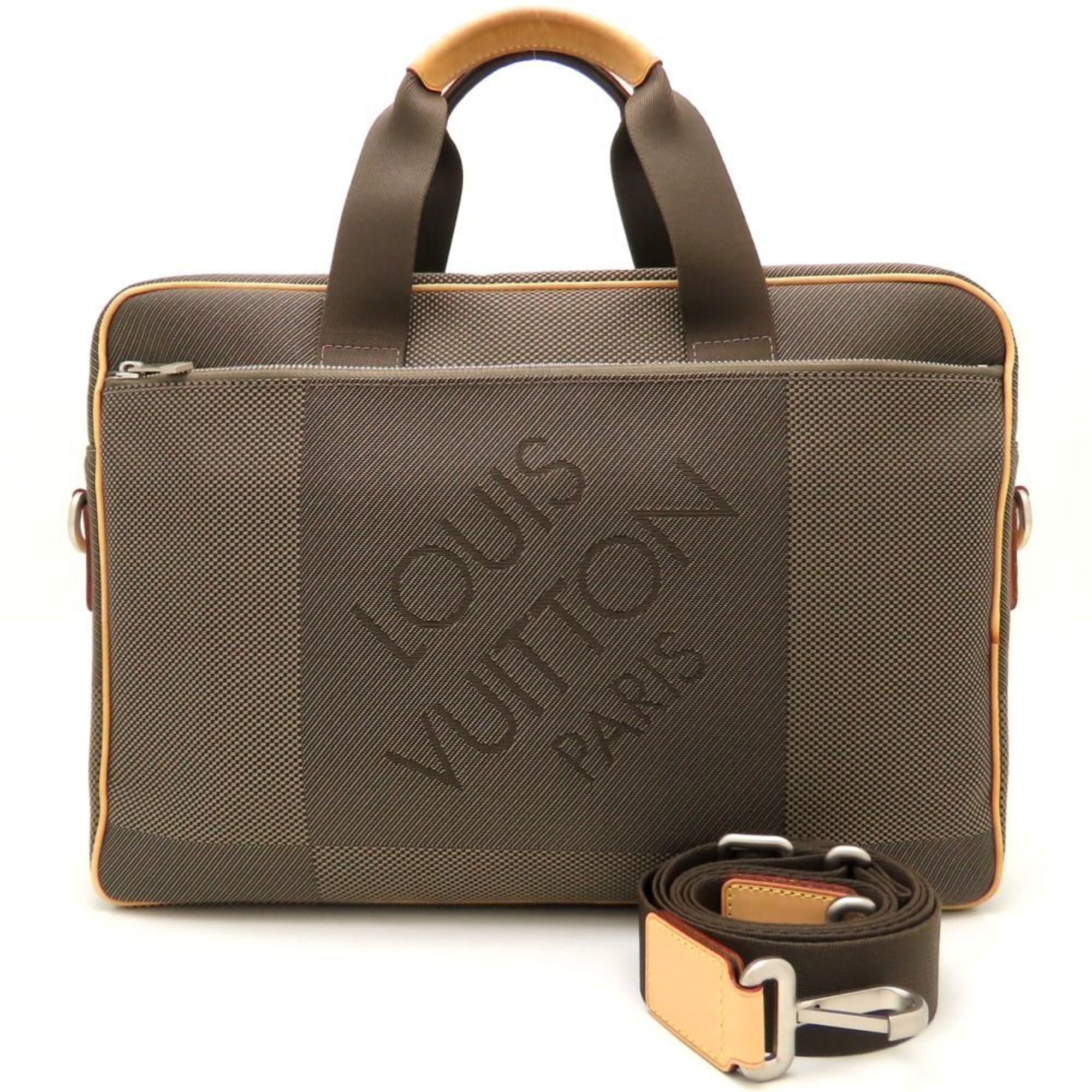 Louis Vuitton Brown Damier Canvas Earth Damier Geant Nylon Canvas Handbag (Pre-Owned)