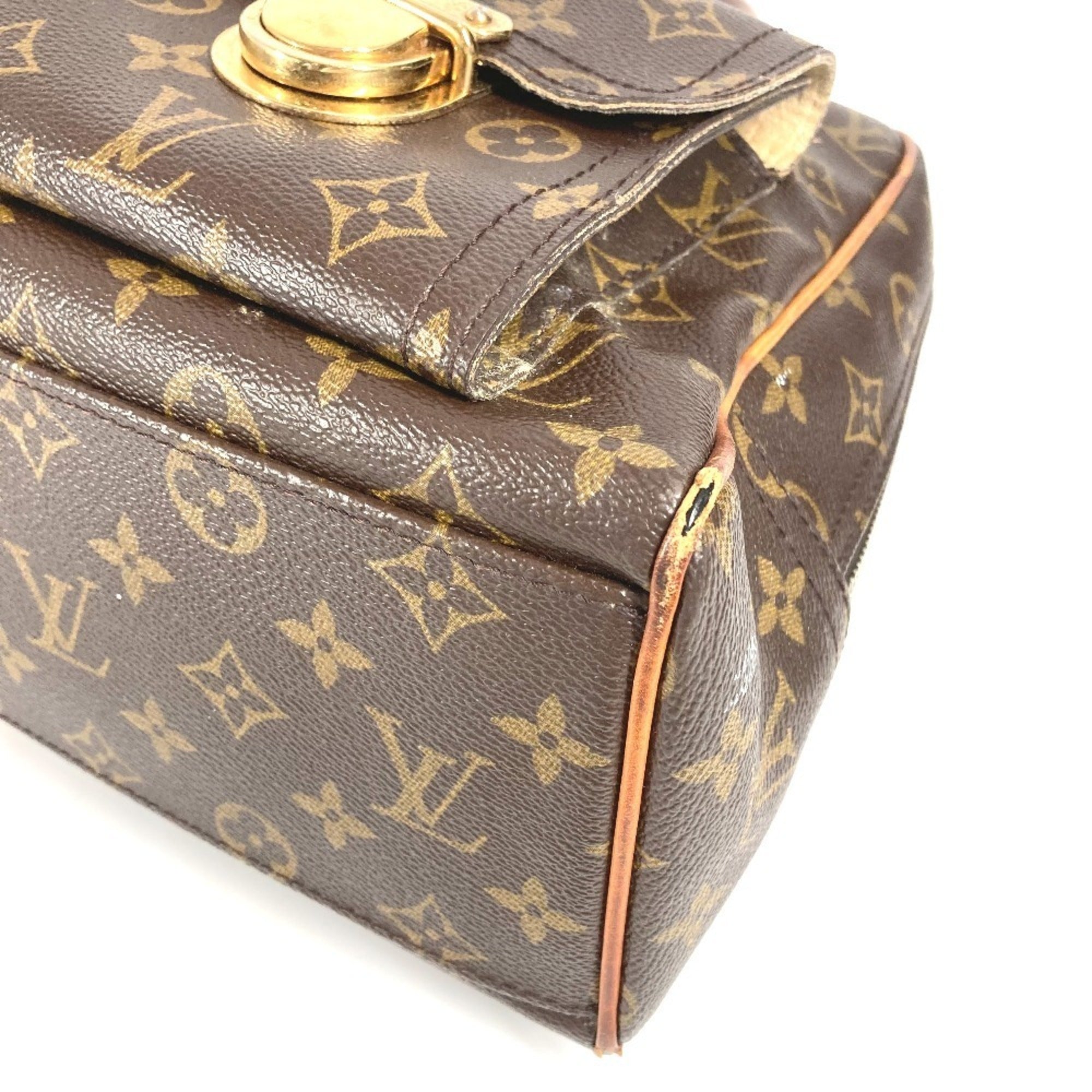 Louis Vuitton Brown Monogram Monogram Boston Bag Handbag Shoulder Bag (Pre-Owned)