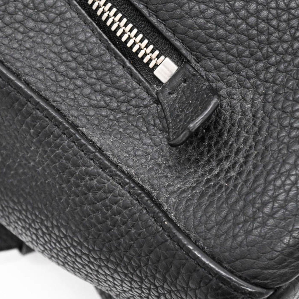 Louis Vuitton Black Leather Backpack (Pre-Owned)