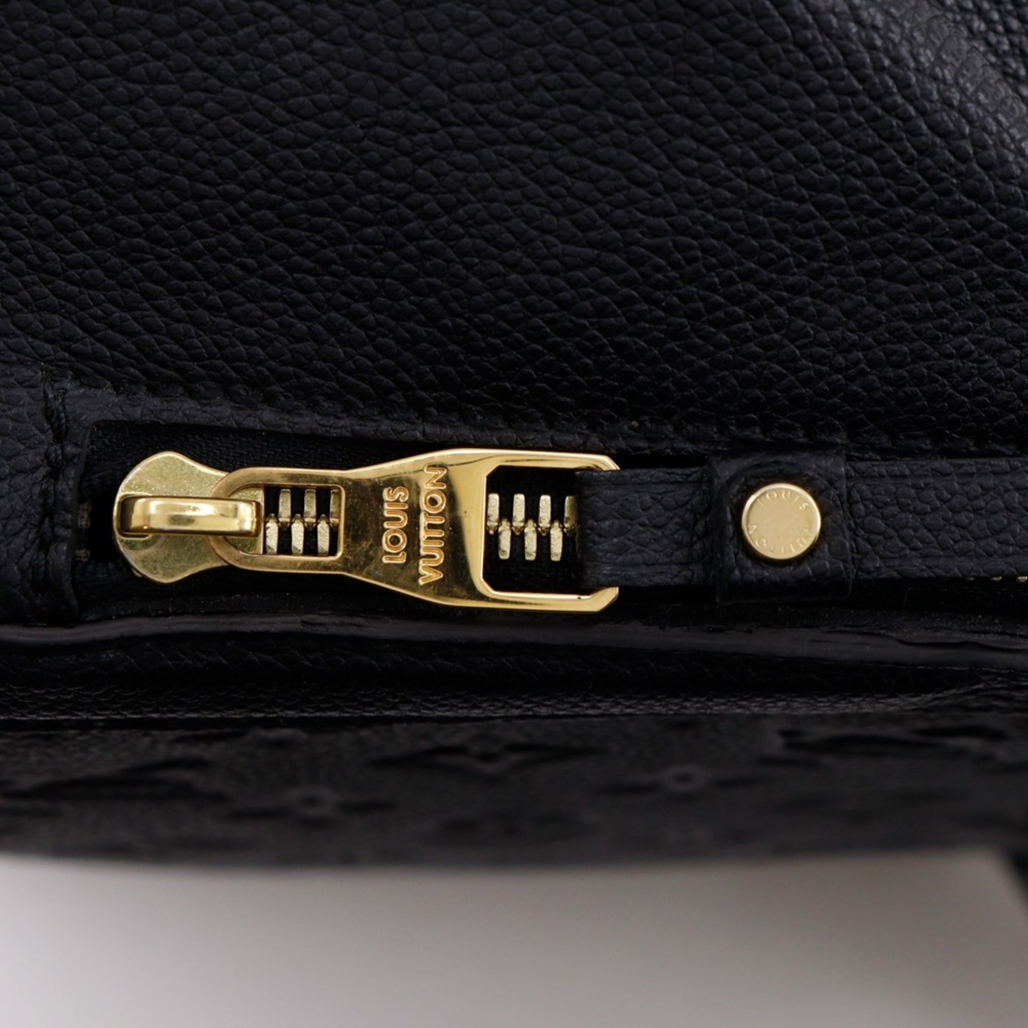 Louis Vuitton Black Noir Monogram Empreinte Handbag (Pre-Owned)