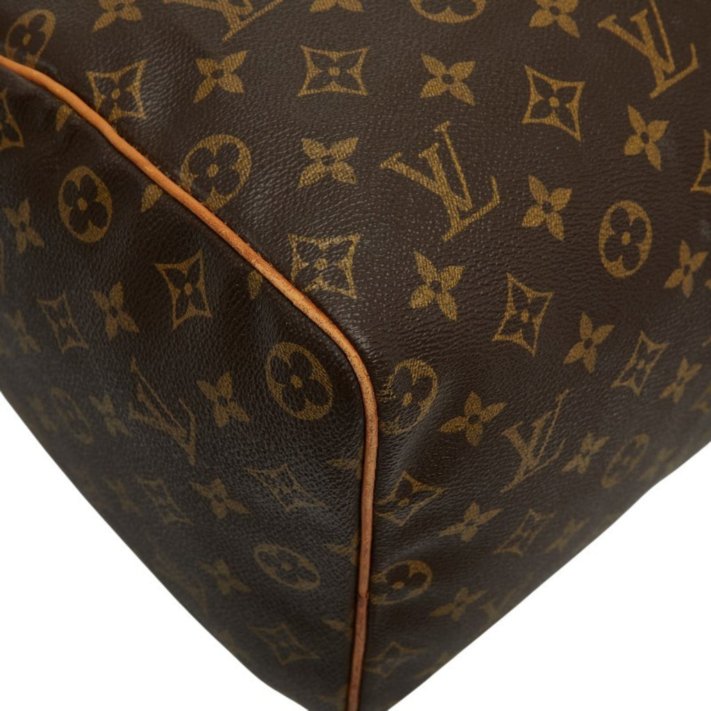 Louis Vuitton Brown Pvc Leather Boston Bag Handbag (Pre-Owned)
