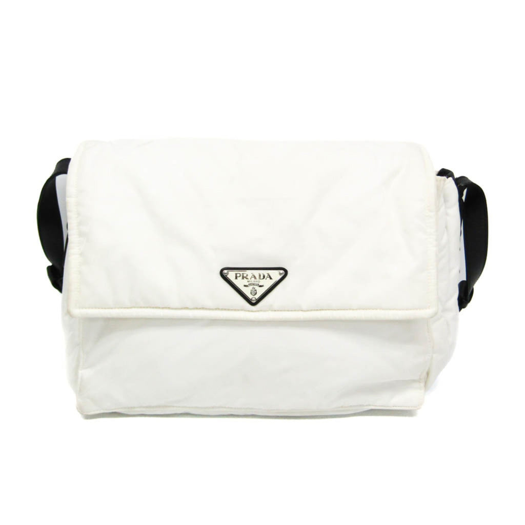 Padded Flap Shoulder Bag Re-Nylon Small