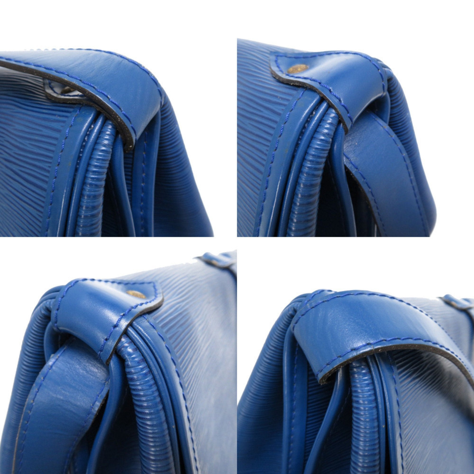 Louis Vuitton Epi Blue Toledo Blue Epi Leather Shoulder Bag (Pre-Owned)